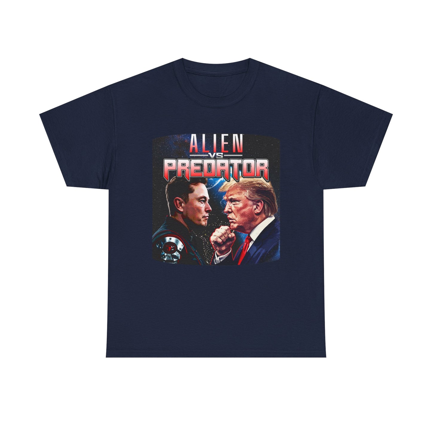 ALIEN VS PREDATOR ELON MUSK VS DONALD TRUMP SHIRT