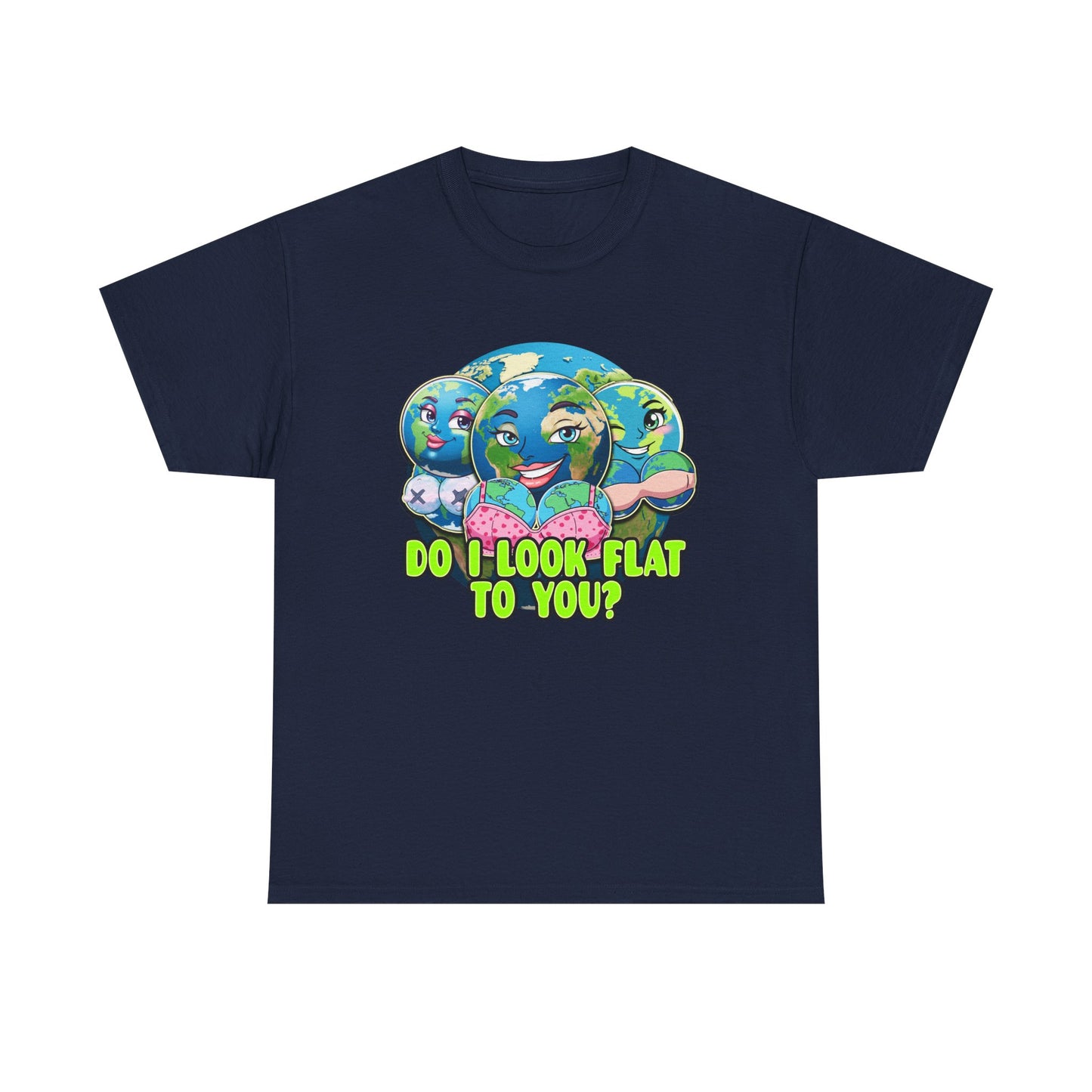 DO I LOOK FLAT TO YOU EARTH SHIRT