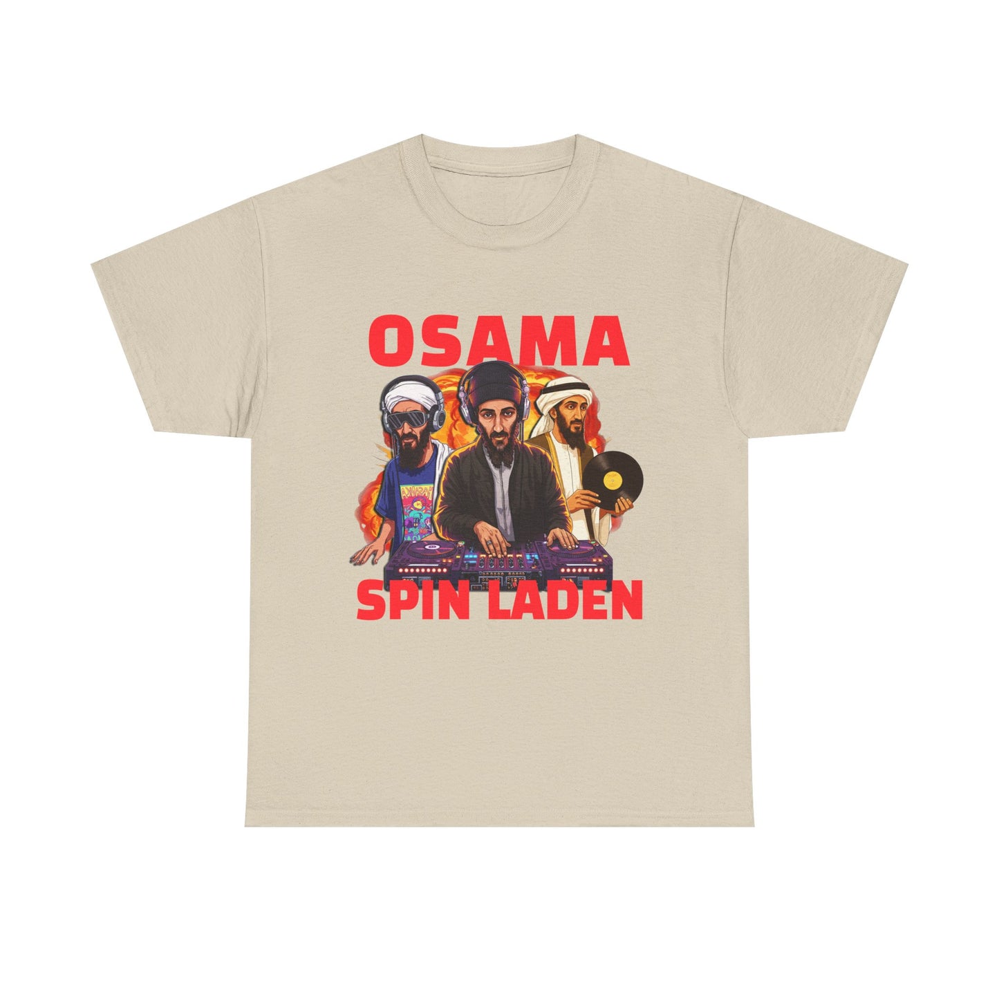 OSAMA SPIN LADEN DJ SHIRT