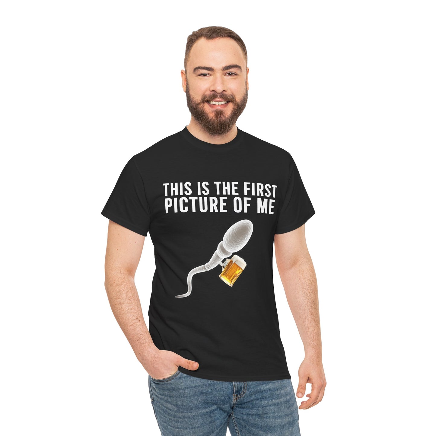 SPERM BEER THIS IS THE FIRST PICTURE OF ME SHIRT