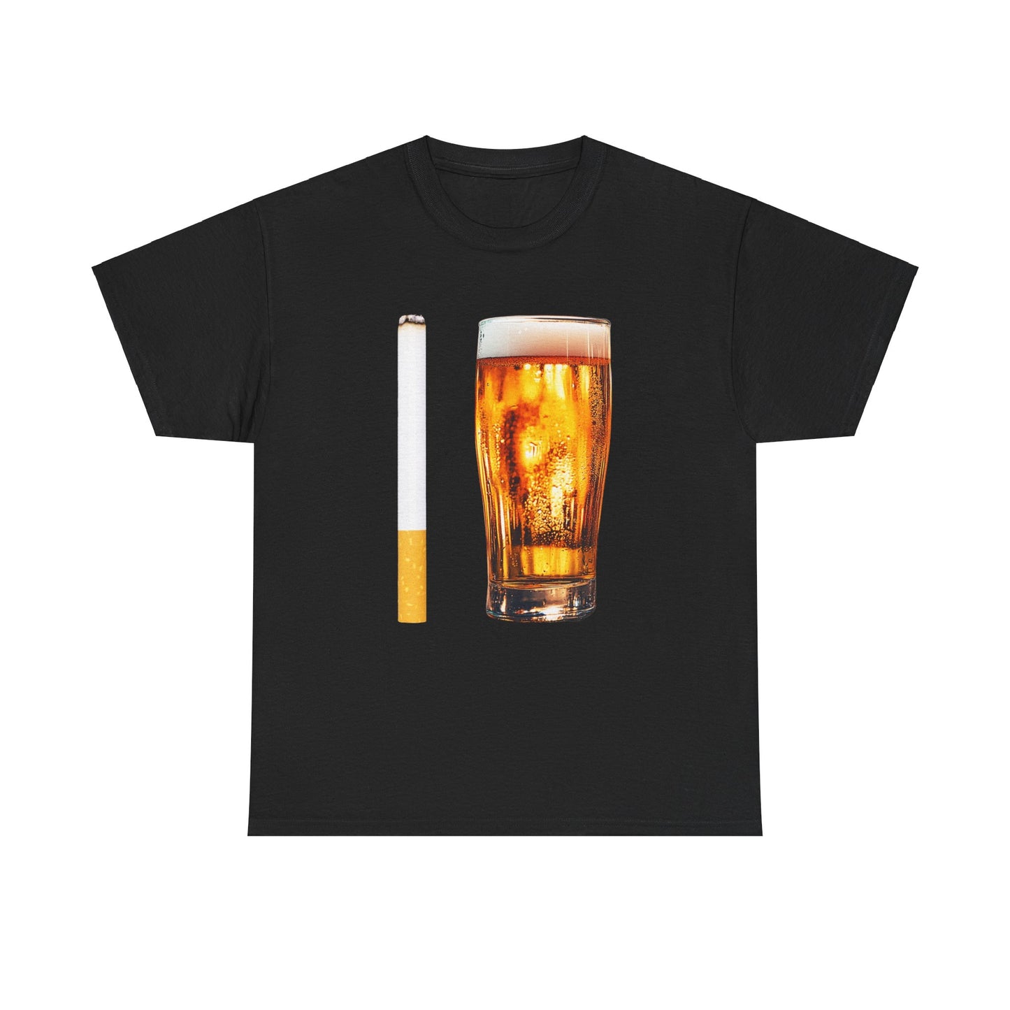 CIGARETTE BEER GRAPHIC SHIRT