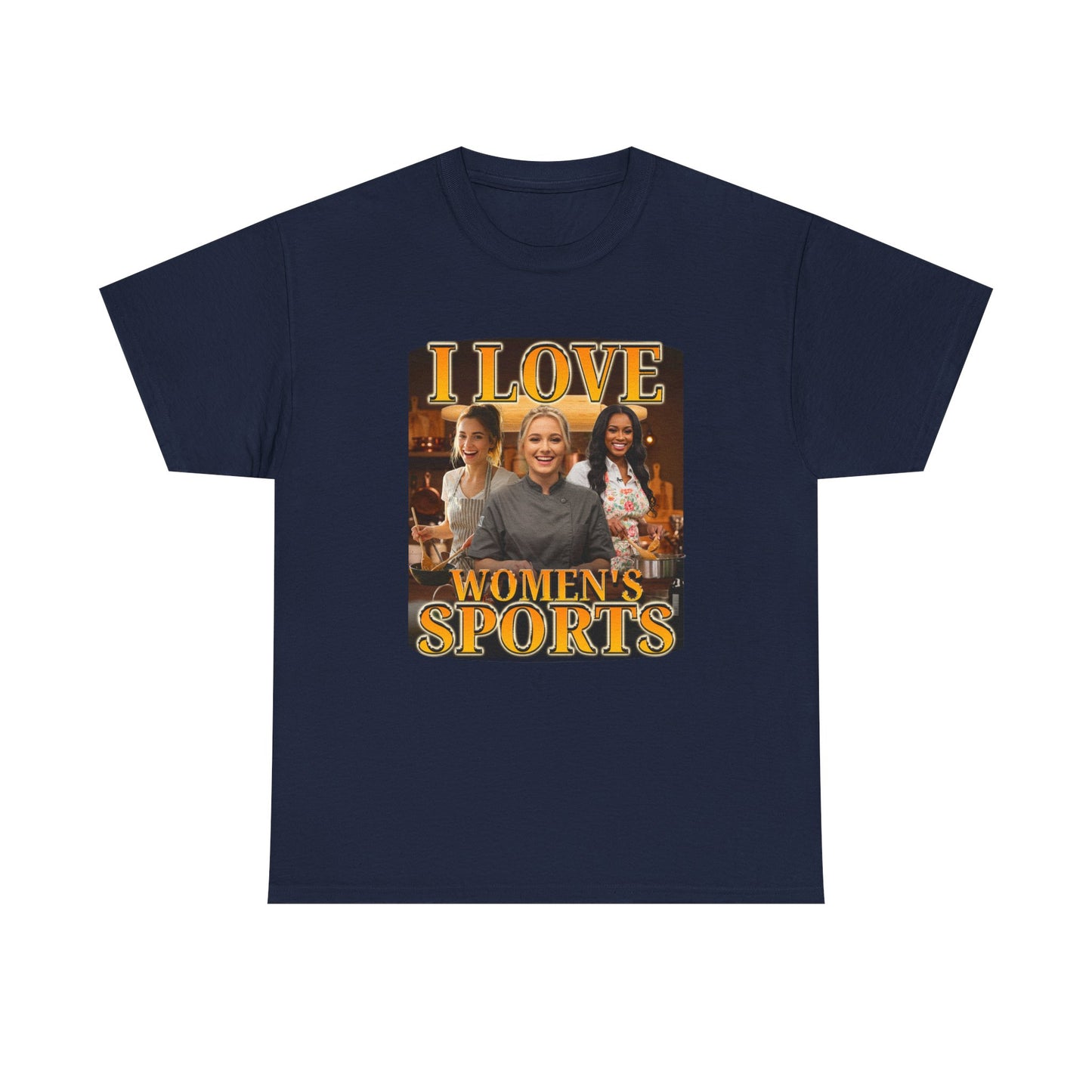 I LOVE WOMEN'S SPORTS SHIRT