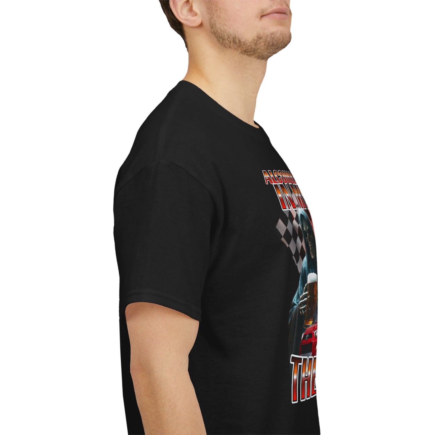 ALCOHOLICS DON'T RUN IN MY FAMILY THEY DRIVE SHIRT