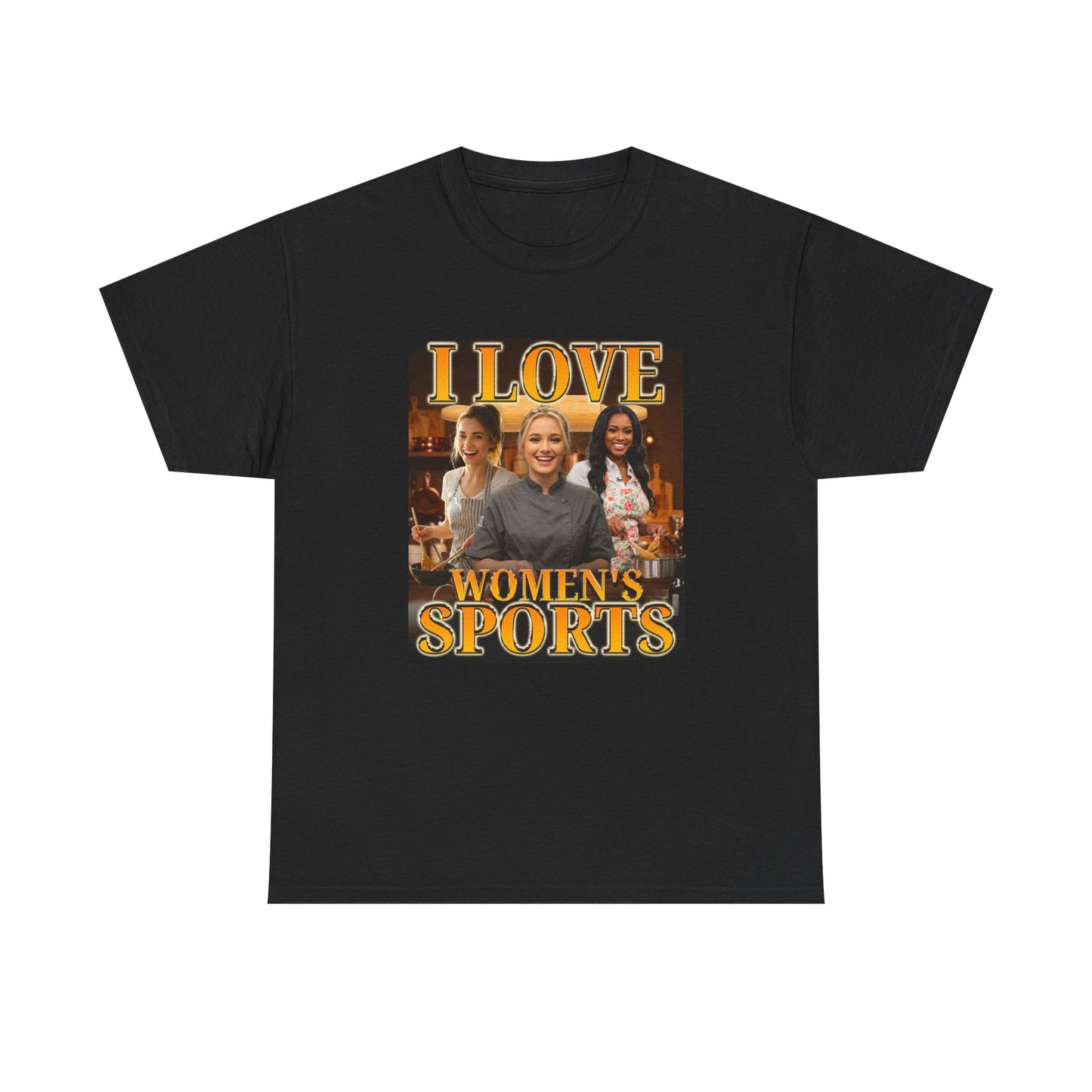 I LOVE WOMEN'S SPORTS SHIRT