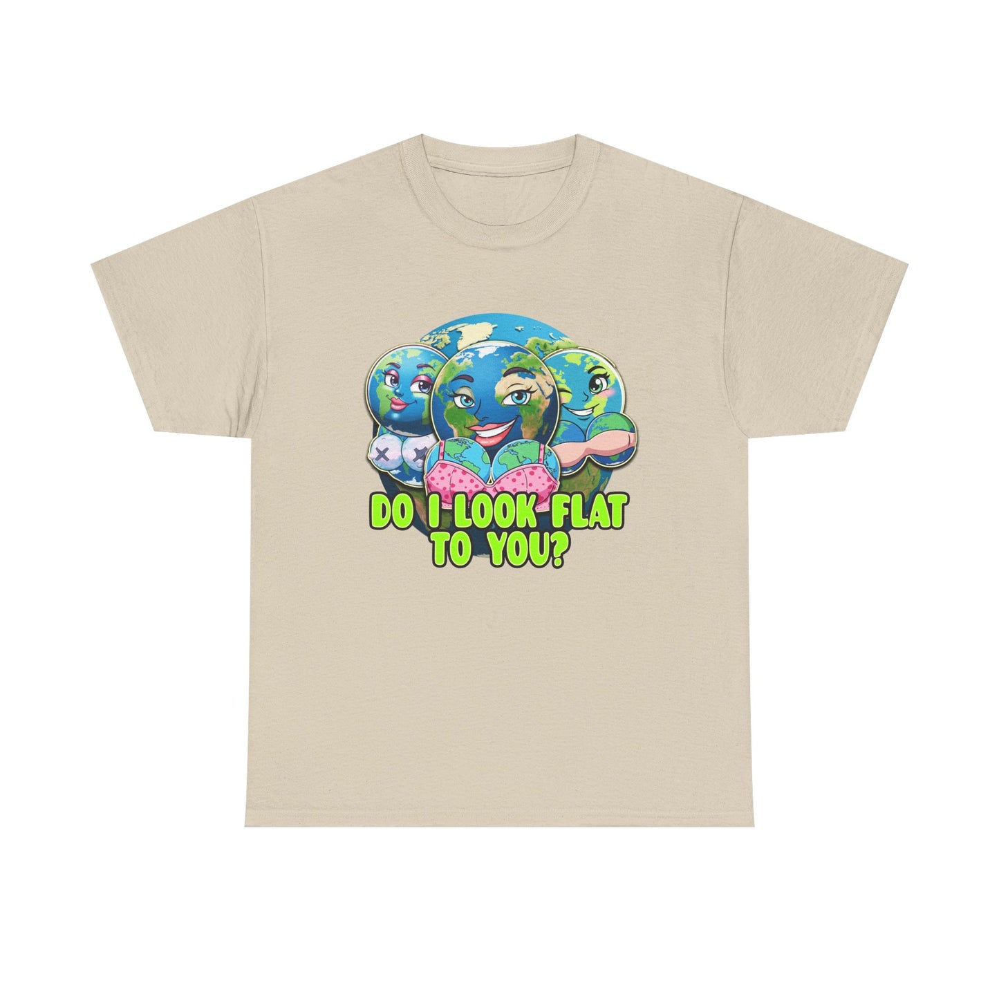 DO I LOOK FLAT TO YOU EARTH SHIRT