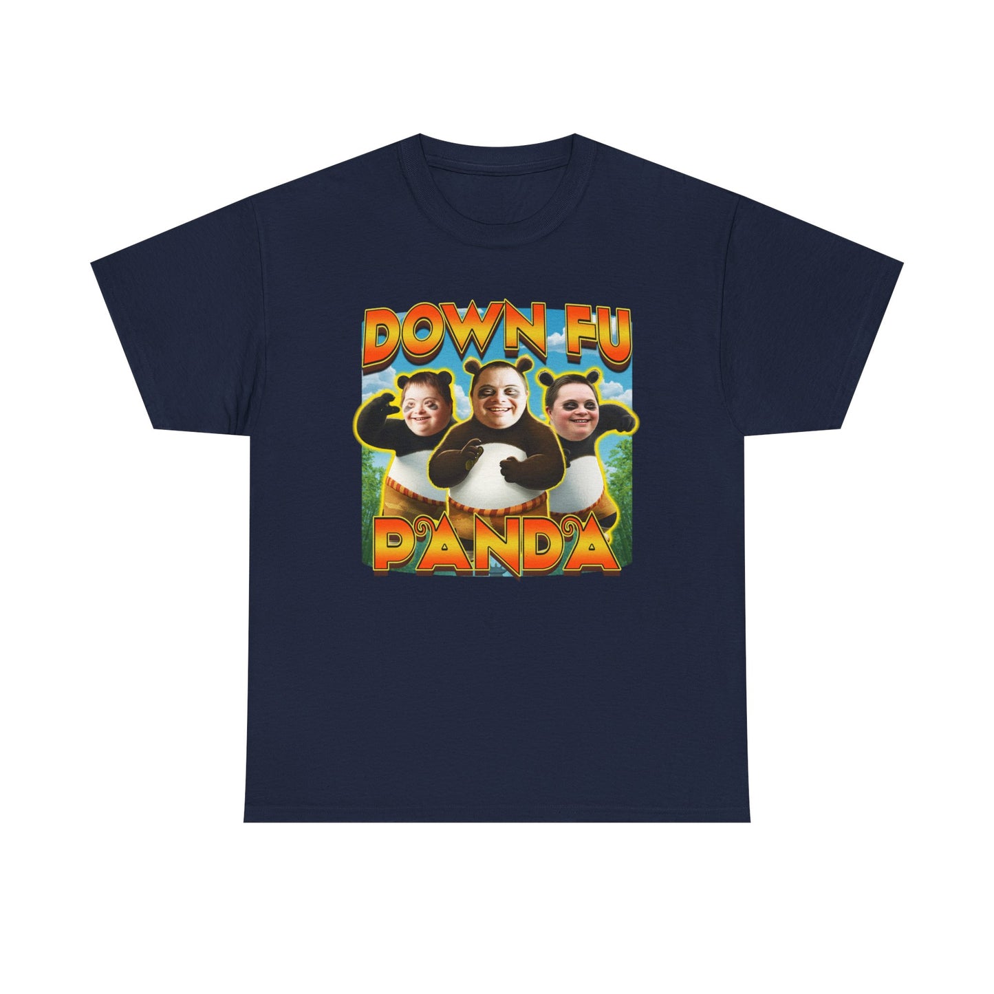 DOWN KUNG FU PANDA SHIRT