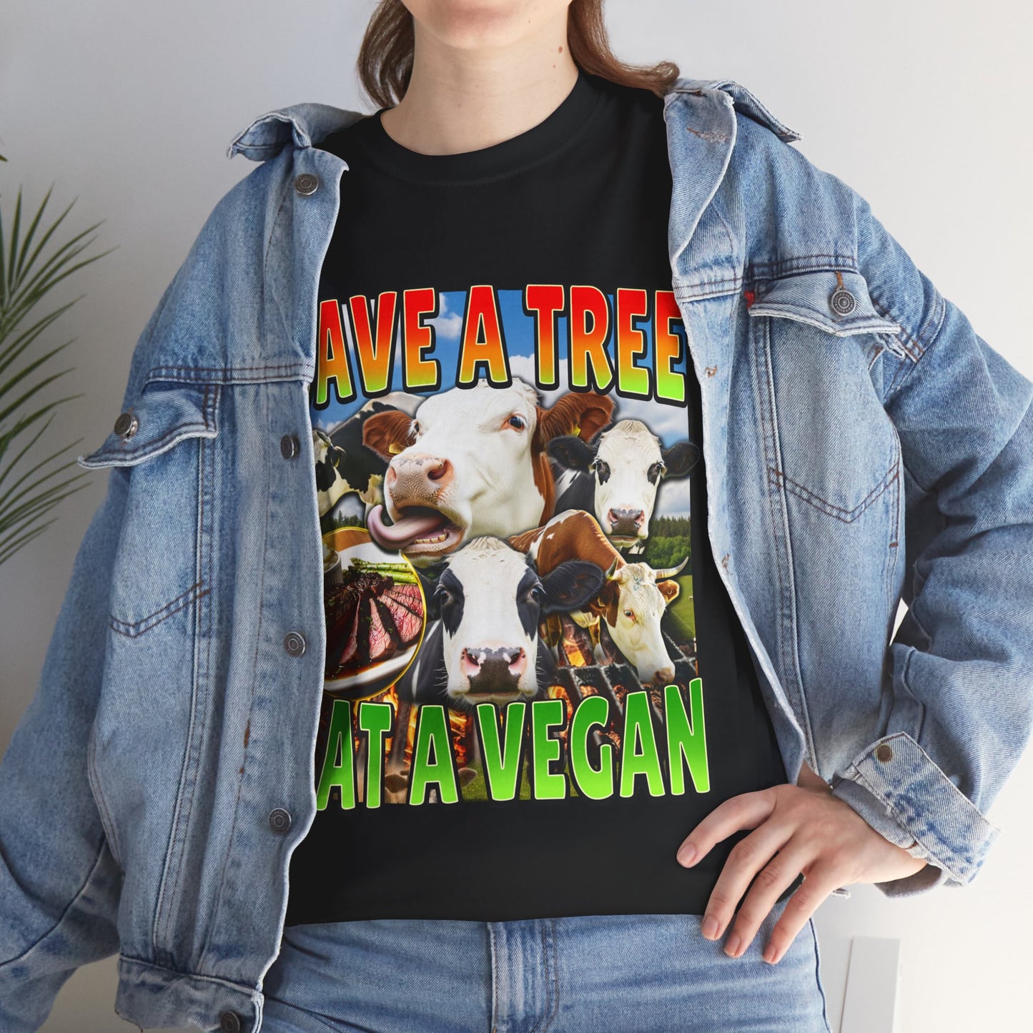 SAVE A TREE EAT A VEGAN SHIRT