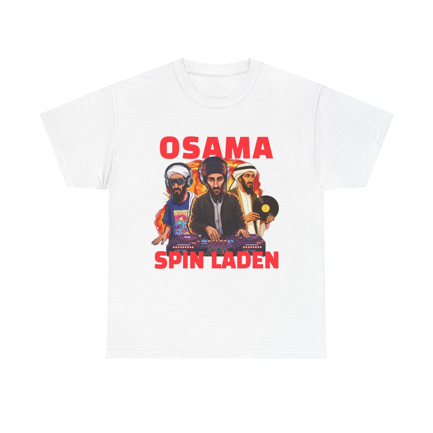 OSAMA SPIN LADEN DJ SHIRT