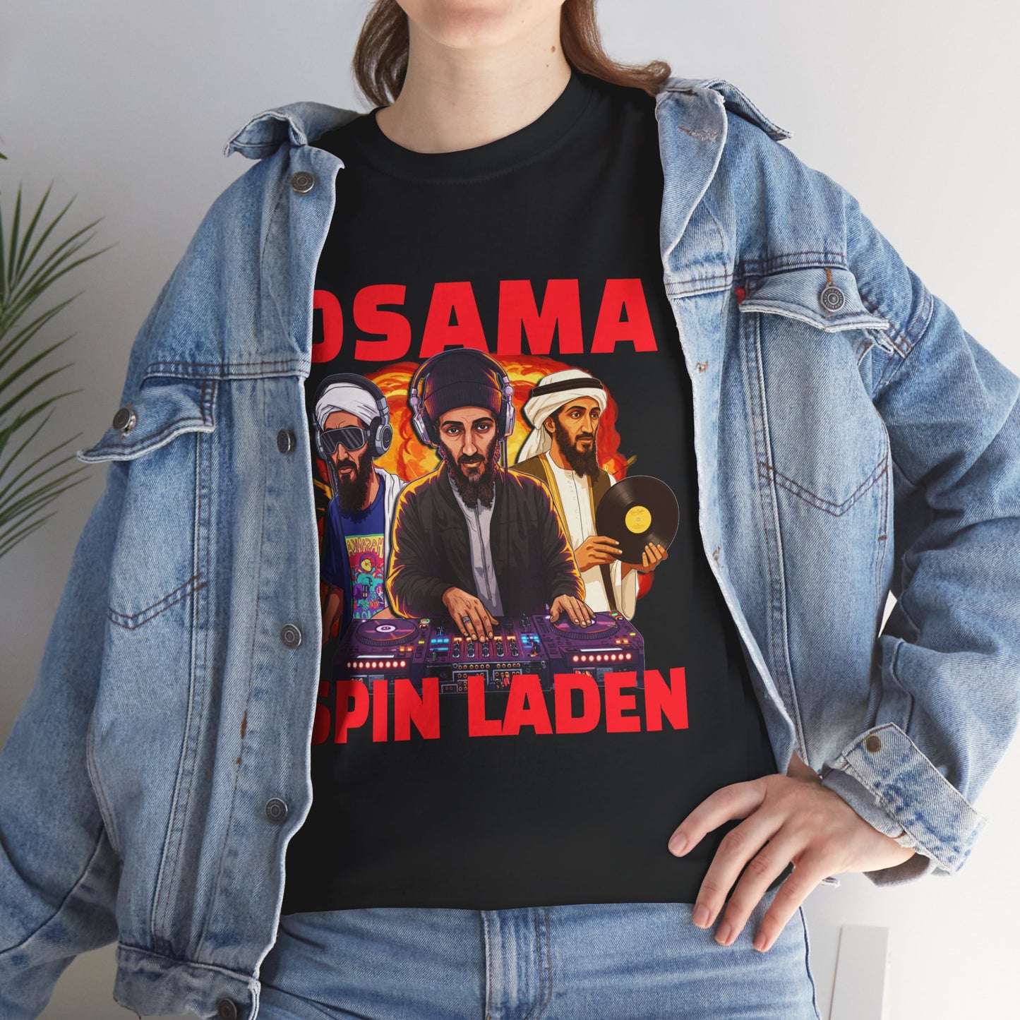 OSAMA SPIN LADEN DJ SHIRT