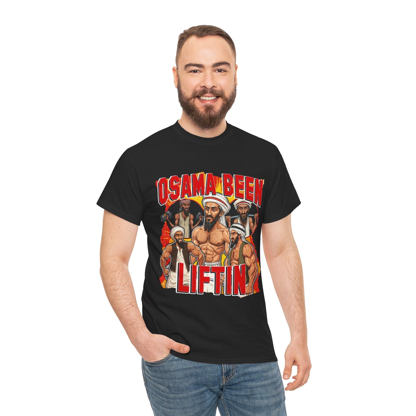 OSAMA BEEN LIFTIN SHIRT