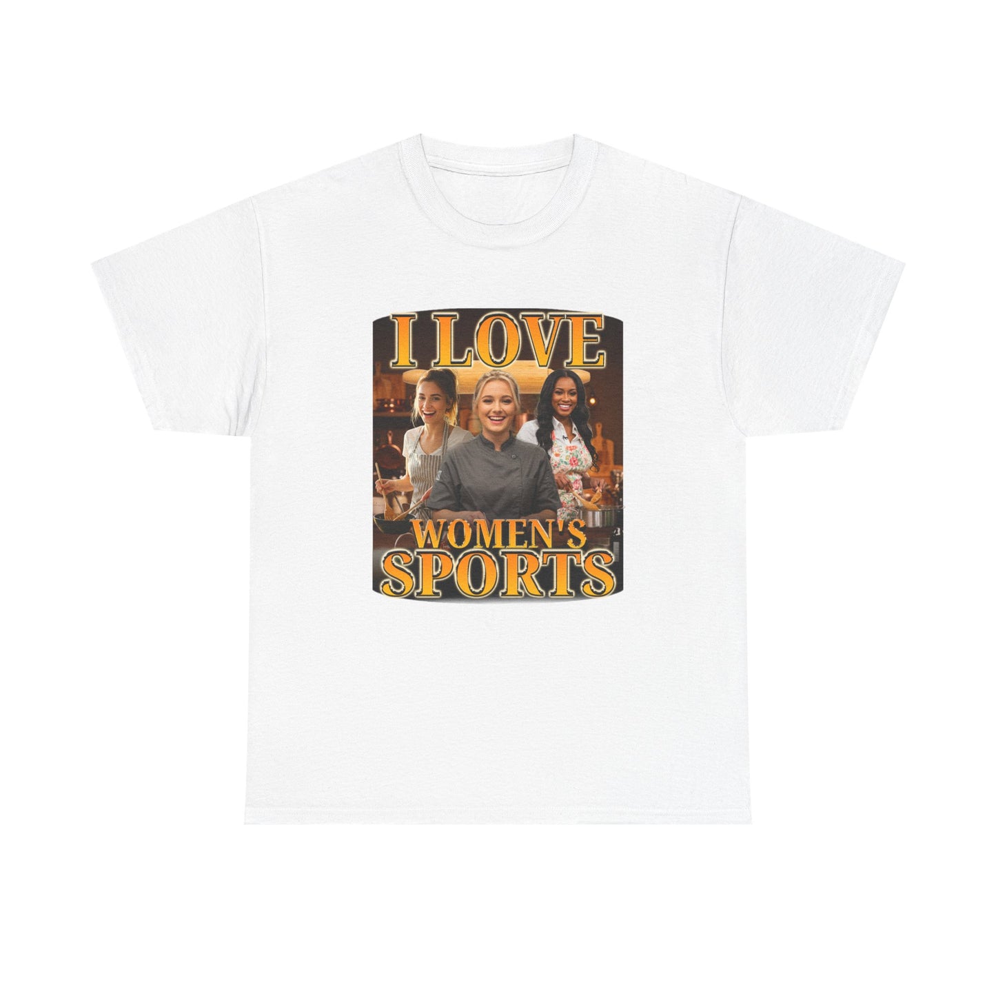 I LOVE WOMEN'S SPORTS SHIRT