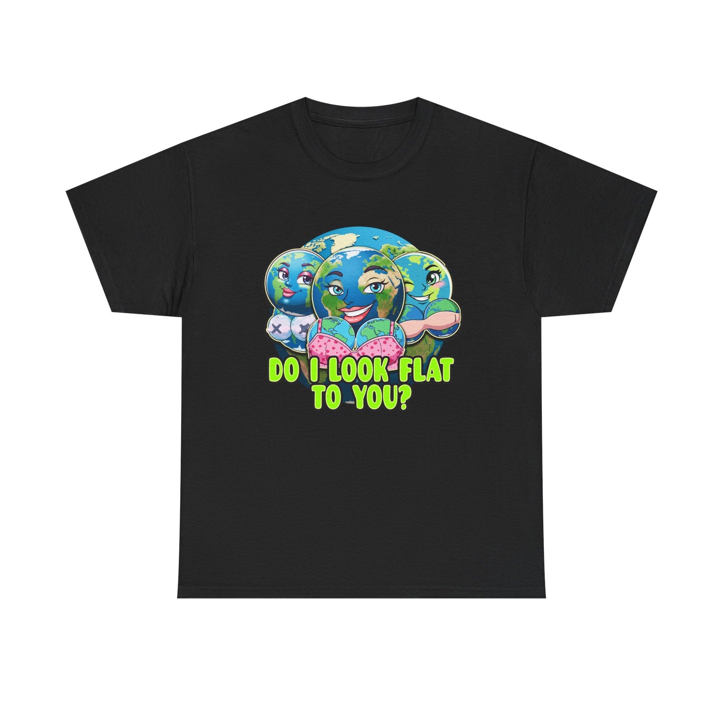 DO I LOOK FLAT TO YOU EARTH SHIRT