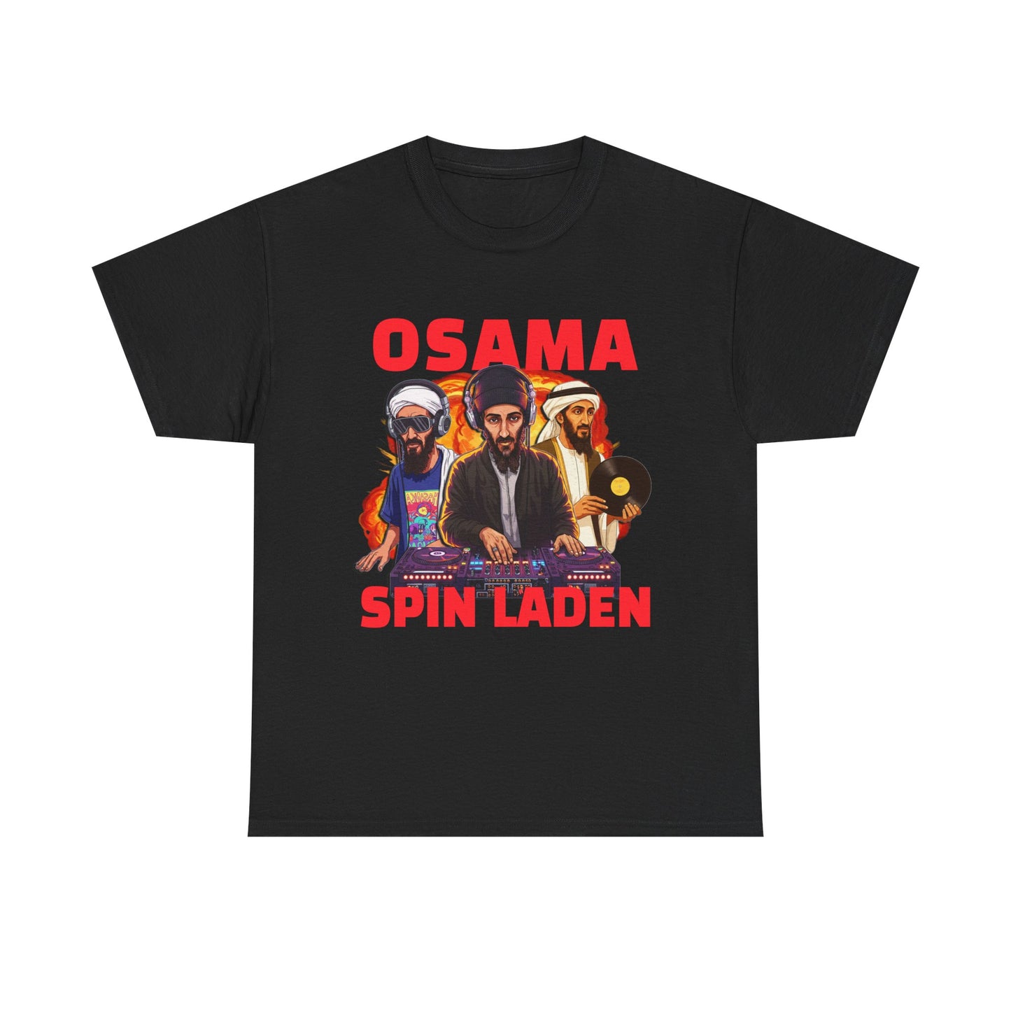 OSAMA SPIN LADEN DJ SHIRT