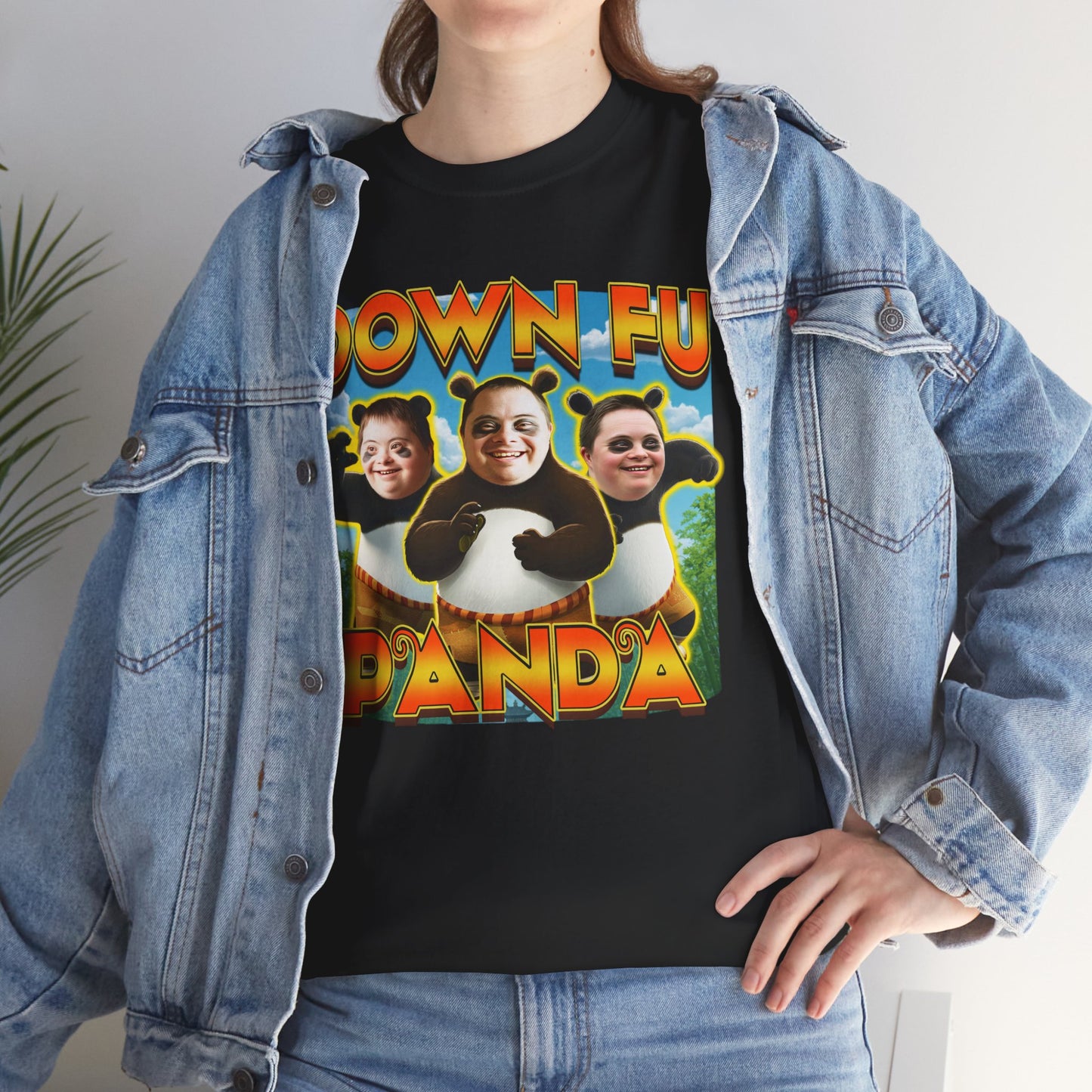 DOWN KUNG FU PANDA SHIRT