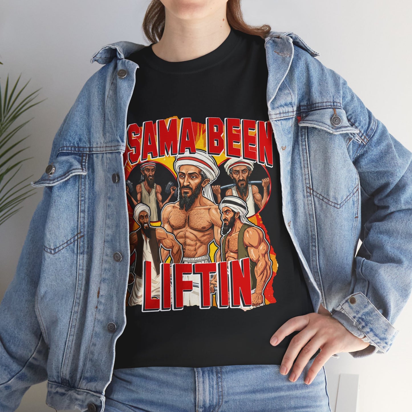 OSAMA BEEN LIFTIN SHIRT