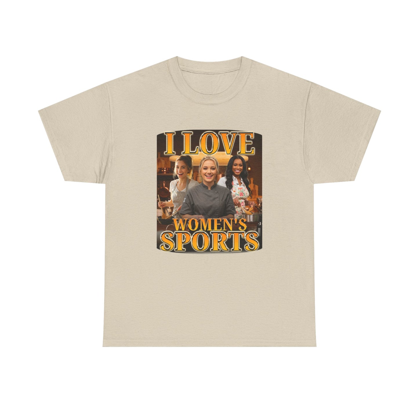 I LOVE WOMEN'S SPORTS SHIRT