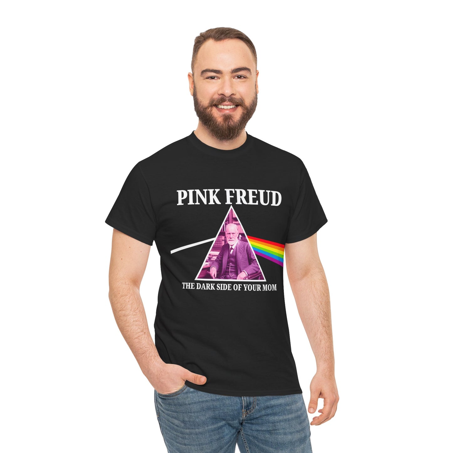 PINK FREUD DARK SIDE OF YOUR MOM SHIRT