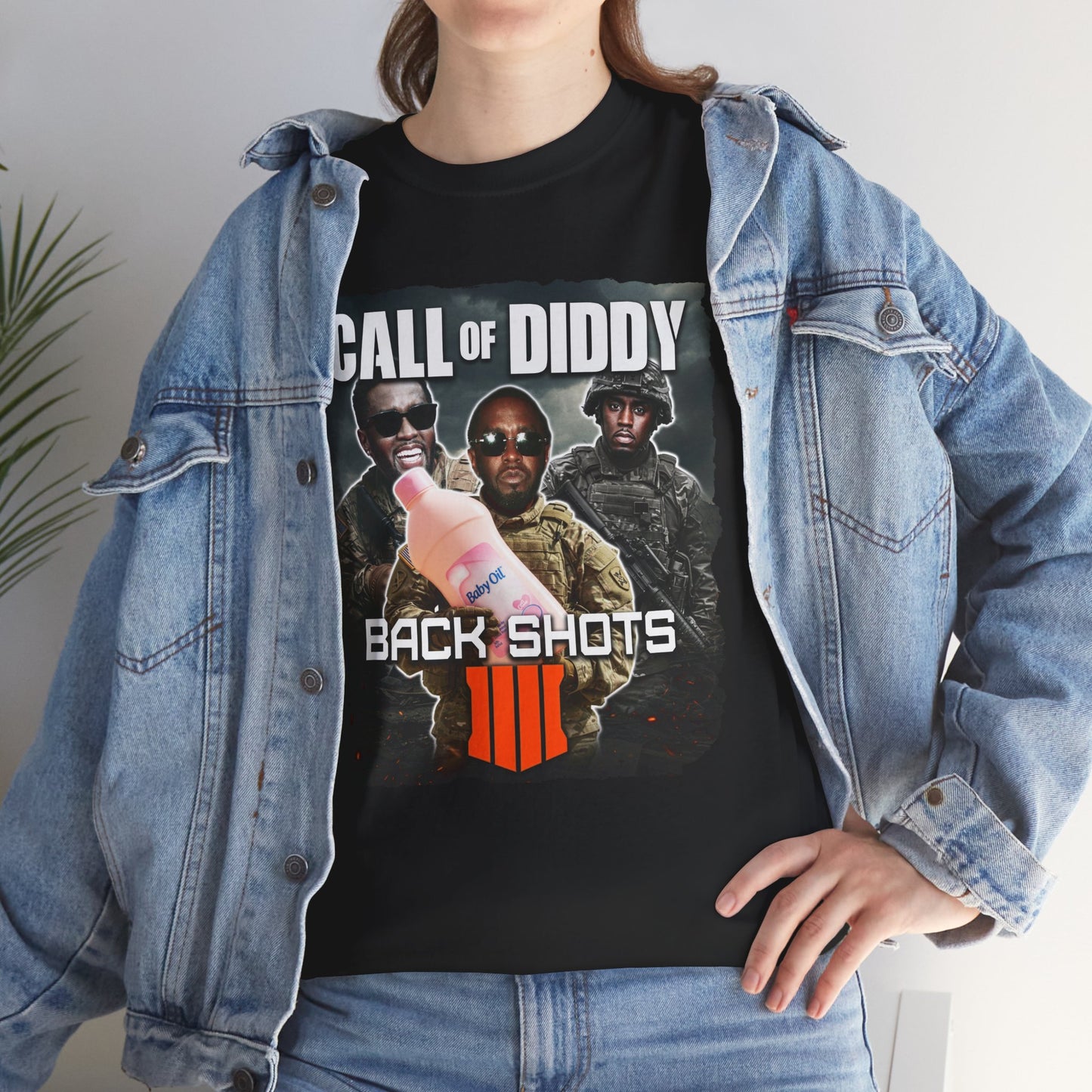 CALL OF DIDDY BACK SHOTS 4 SHIRT