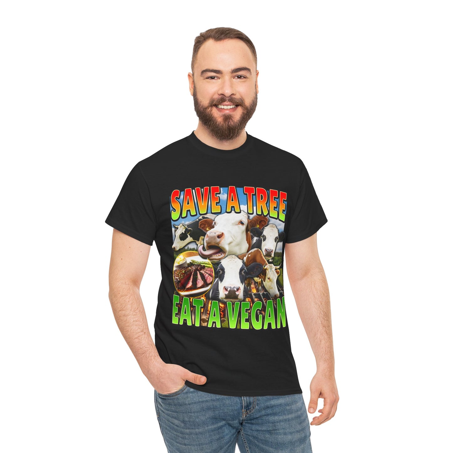 SAVE A TREE EAT A VEGAN SHIRT