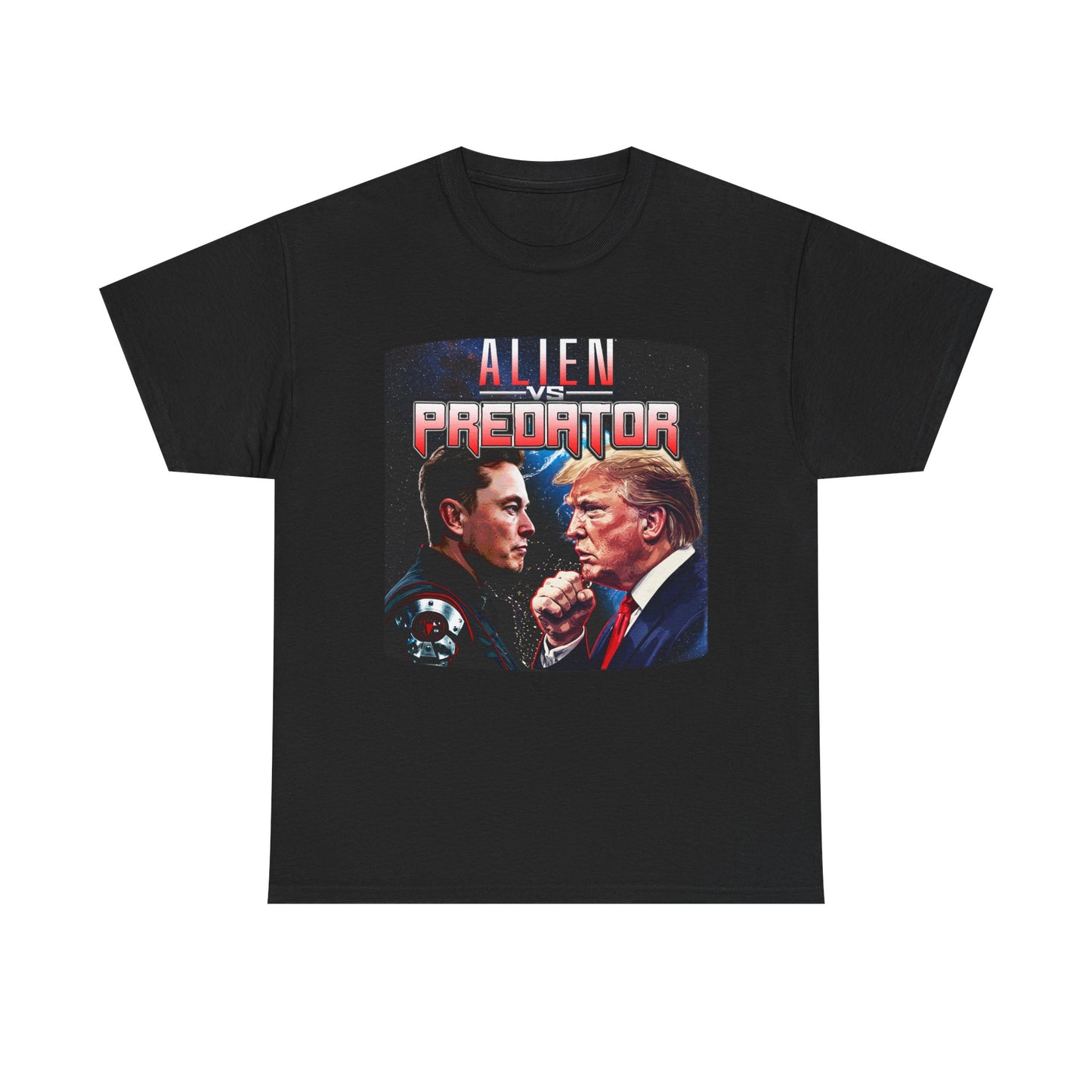 ALIEN VS PREDATOR ELON MUSK VS DONALD TRUMP SHIRT
