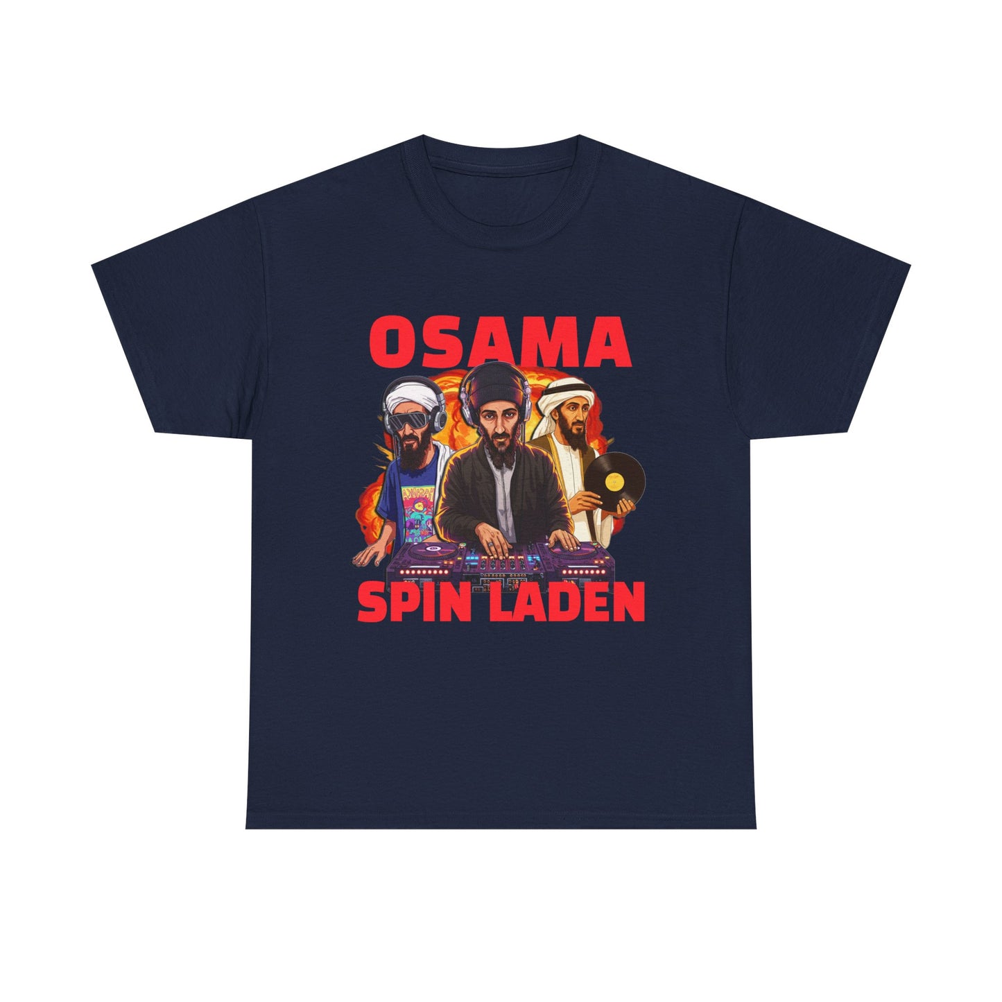 OSAMA SPIN LADEN DJ SHIRT