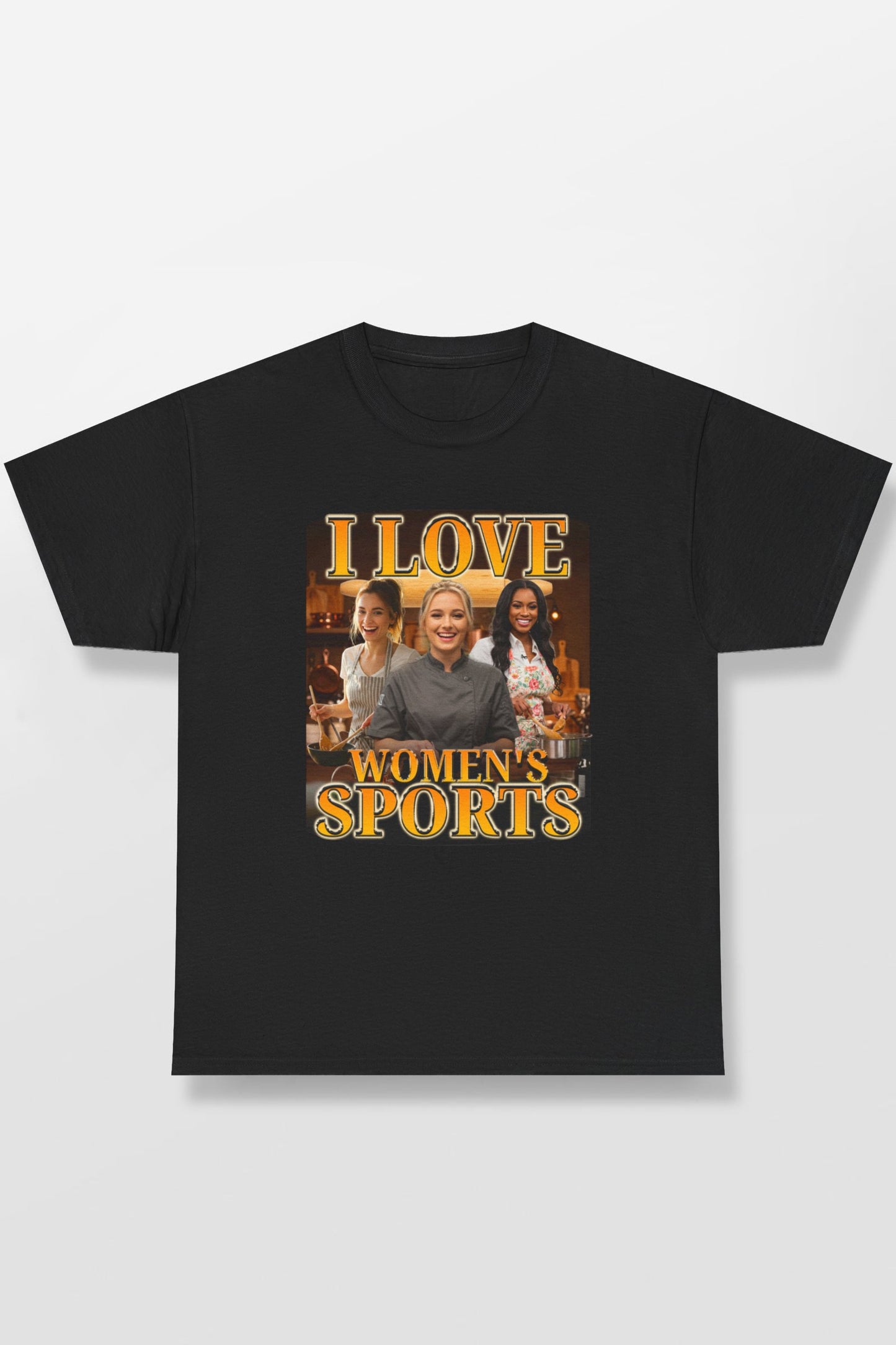I LOVE WOMEN'S SPORTS SHIRT