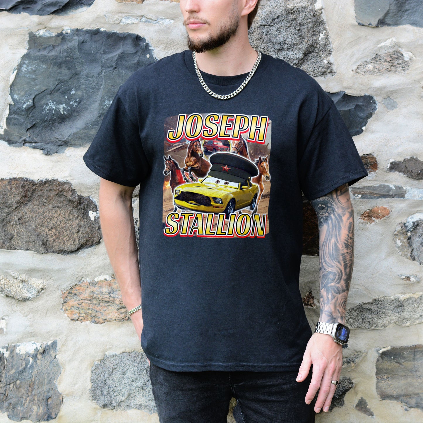 JOSEPH STALLION CAR SHIRT