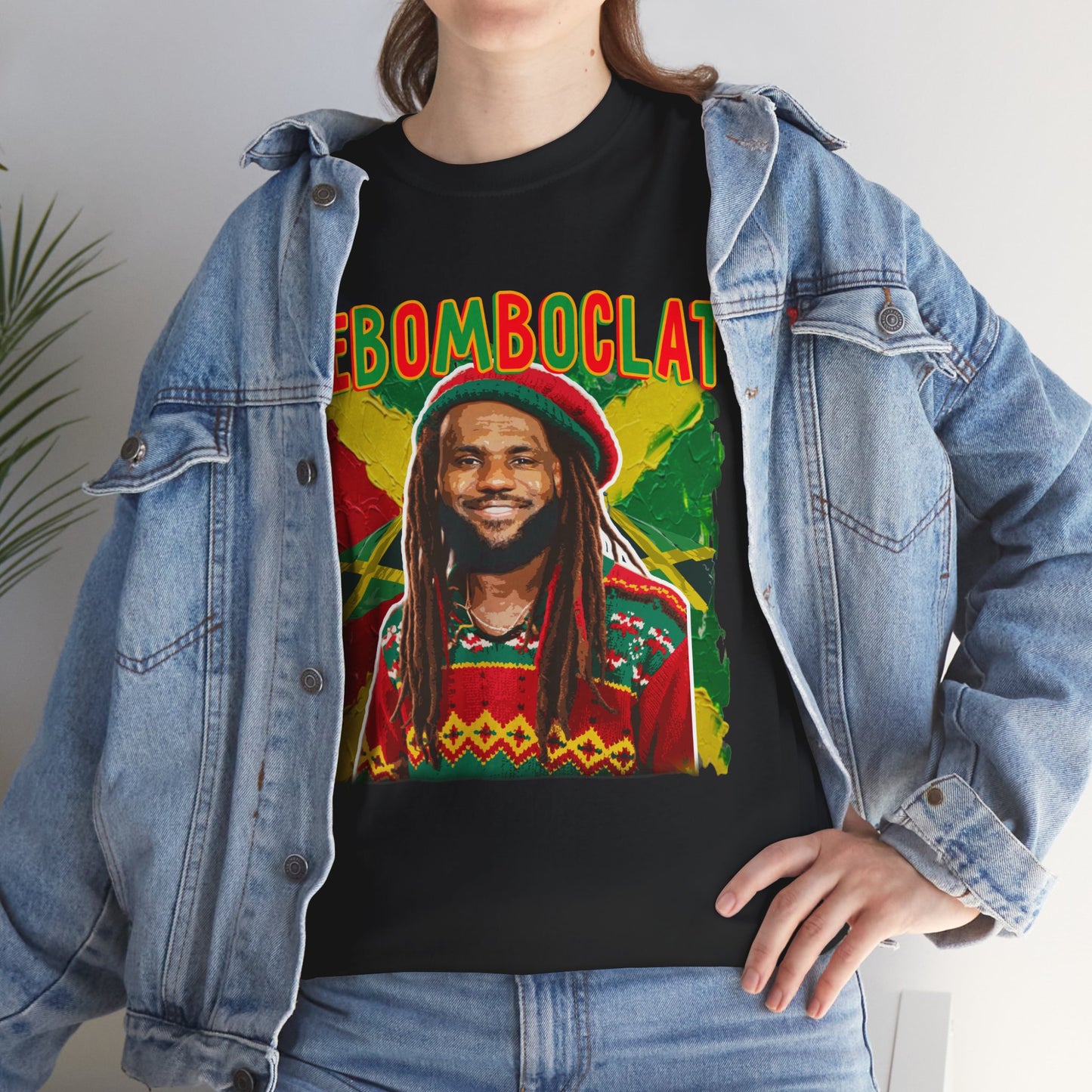 LEBOMBOCLAT JAMAICAN LEBRON JAMES SHIRT