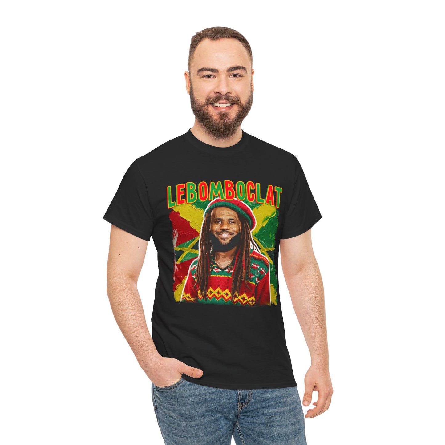 LEBOMBOCLAT JAMAICAN LEBRON JAMES SHIRT