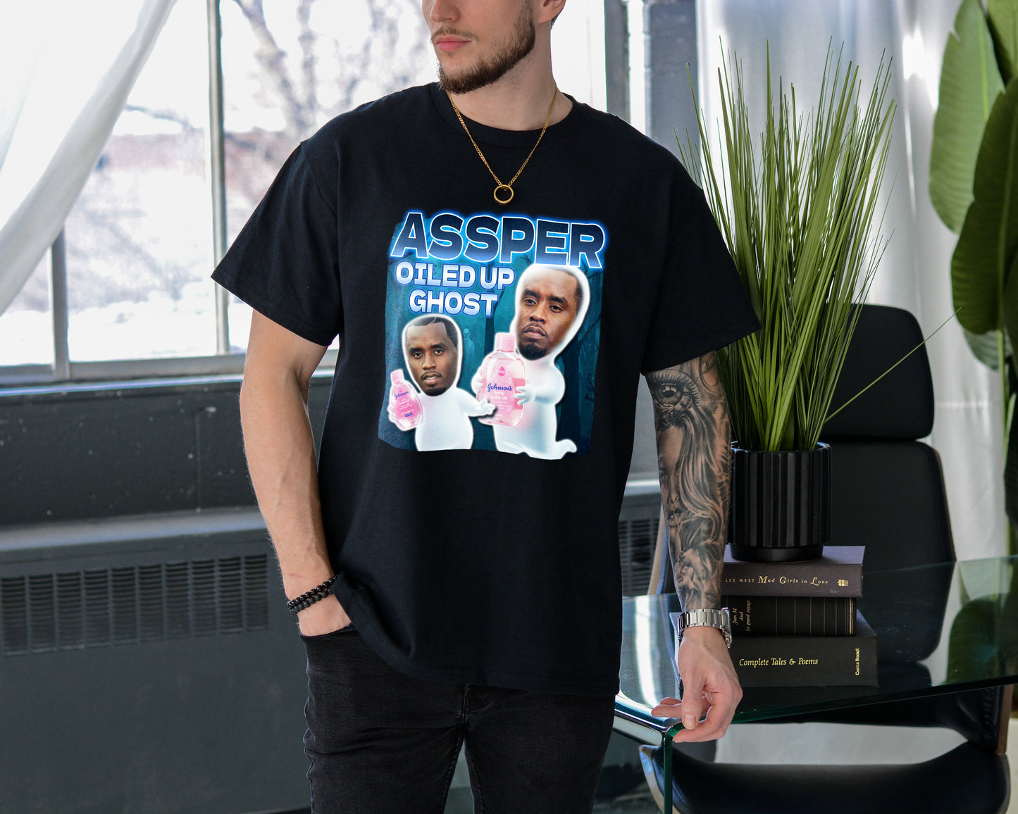 ASSPER CASPER DIDDY GHOST SHIRT