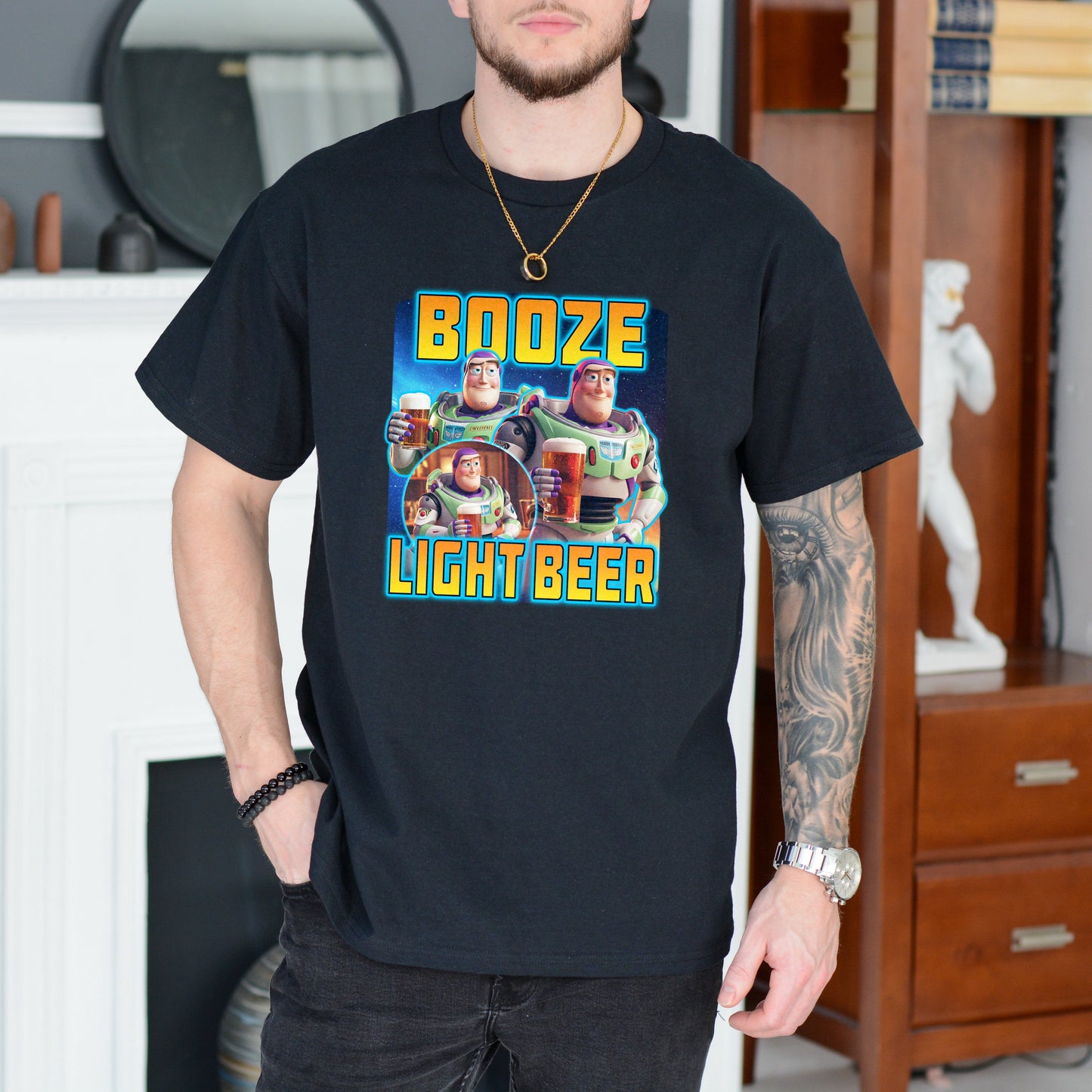BOOZE LIGHT BEER SHIRT