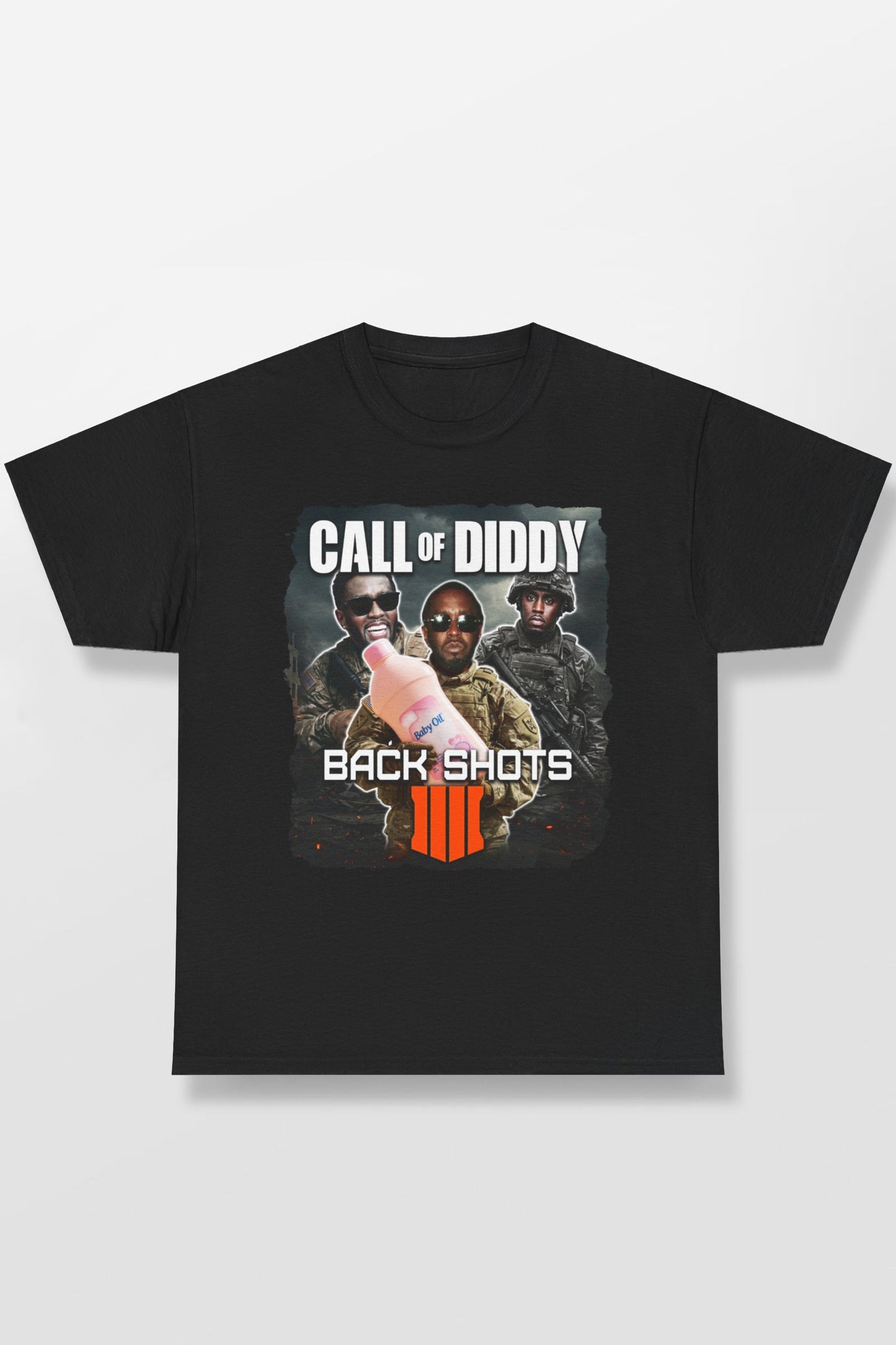 CALL OF DIDDY BACK SHOTS 4 SHIRT