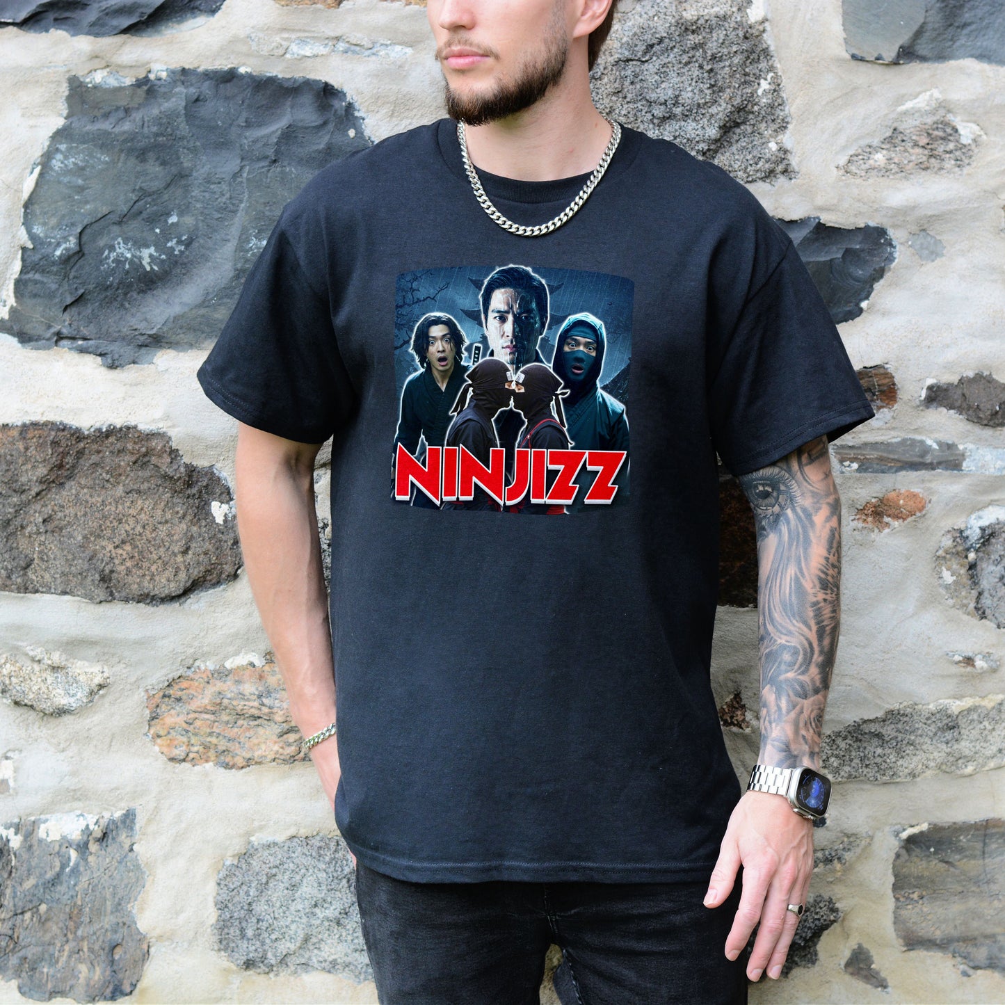 NINJIZZ NINJAS KISSING SHIRT