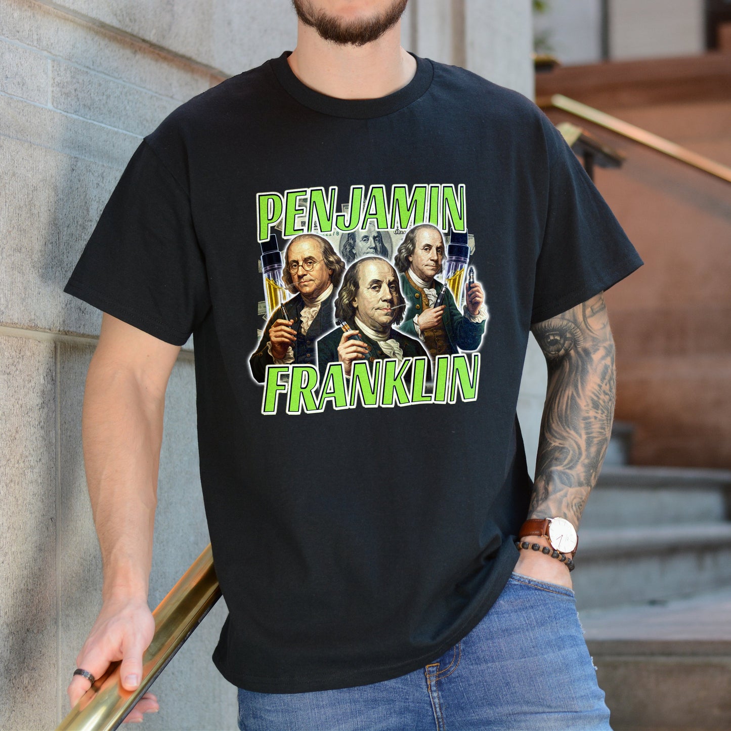 PENJAMIN FRANKLIN DAB PEN SHIRT