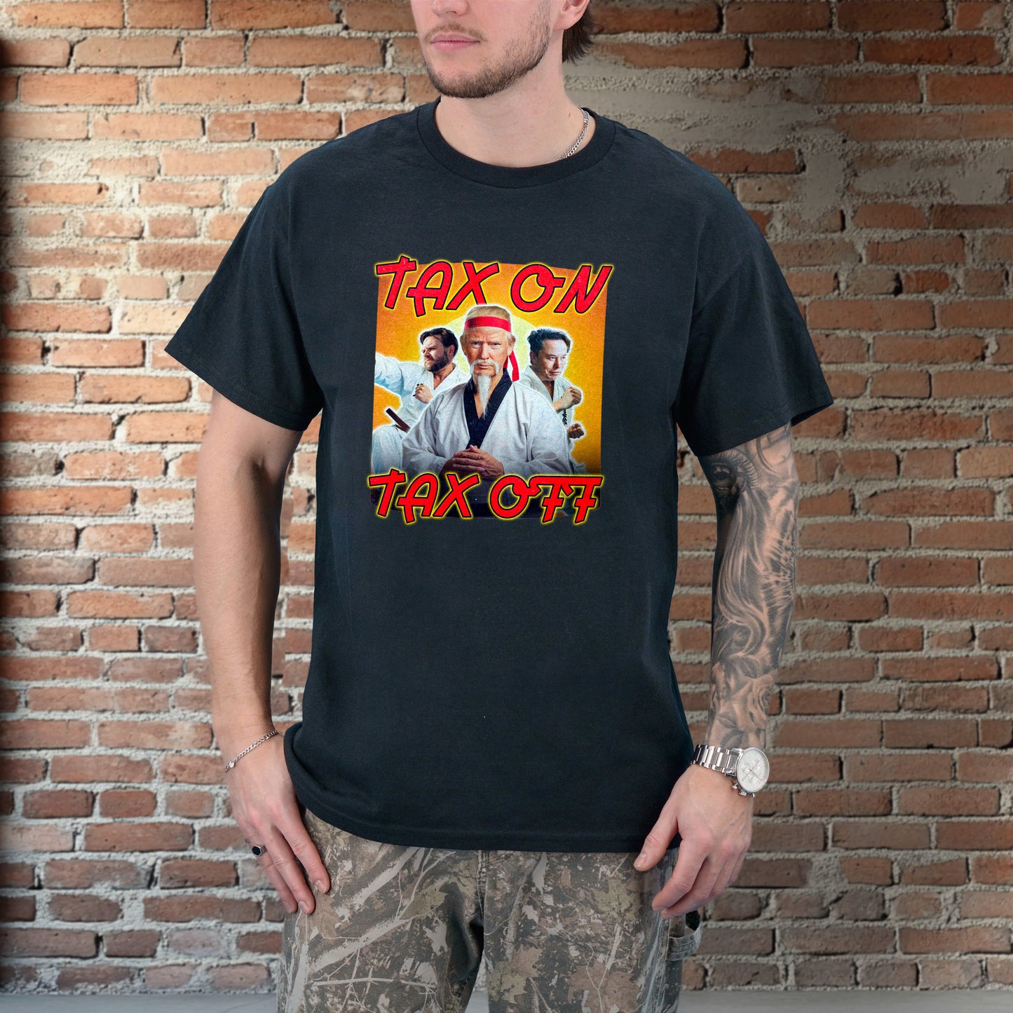 TRUMP TAX ON TAX OFF SHIRT