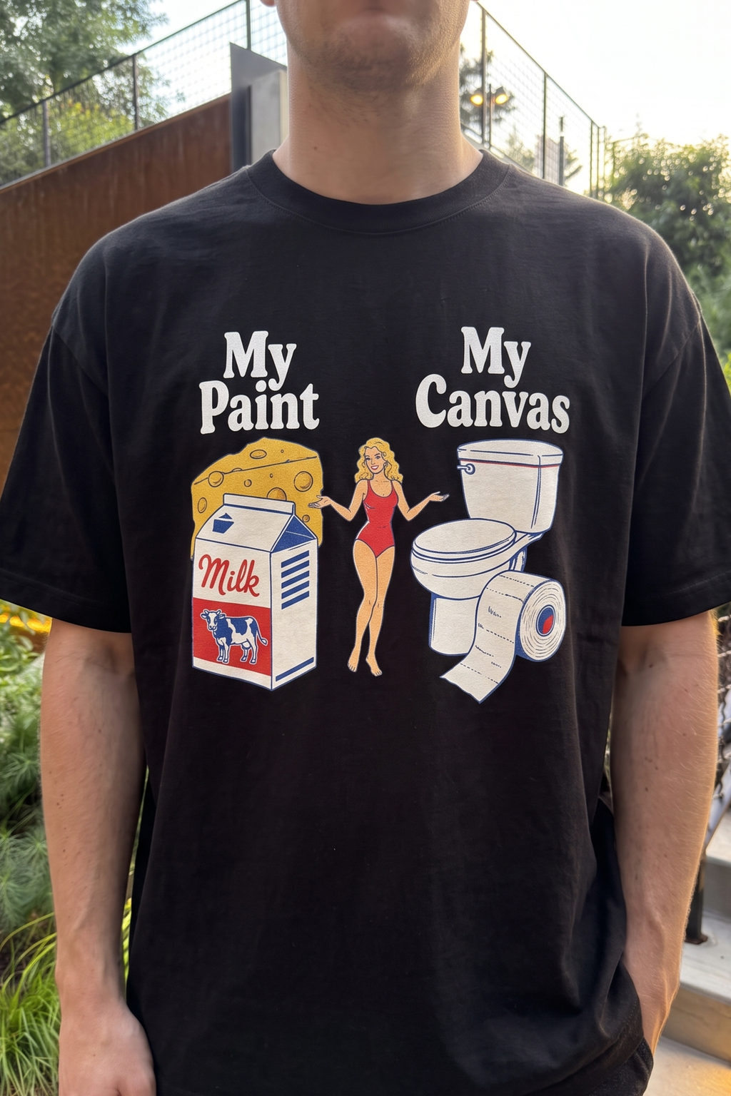 Lactose Intolerant My Paint My Canvas Shirt