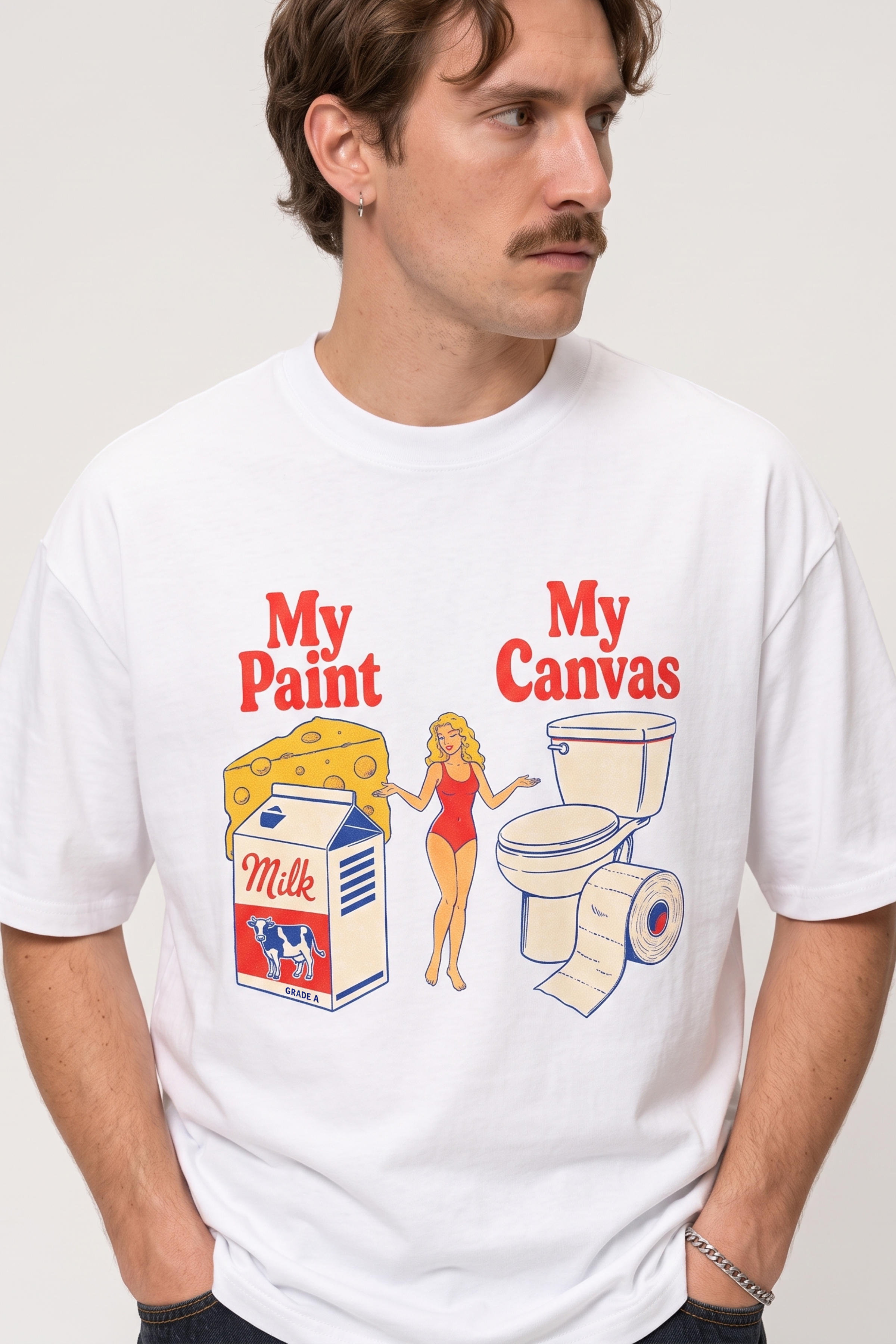 Lactose Intolerant My Paint My Canvas Shirt