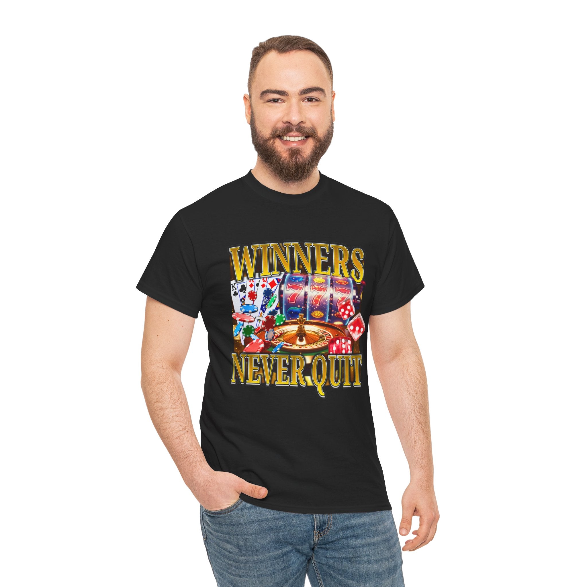 WINNERS NEVER QUIT SHIRT