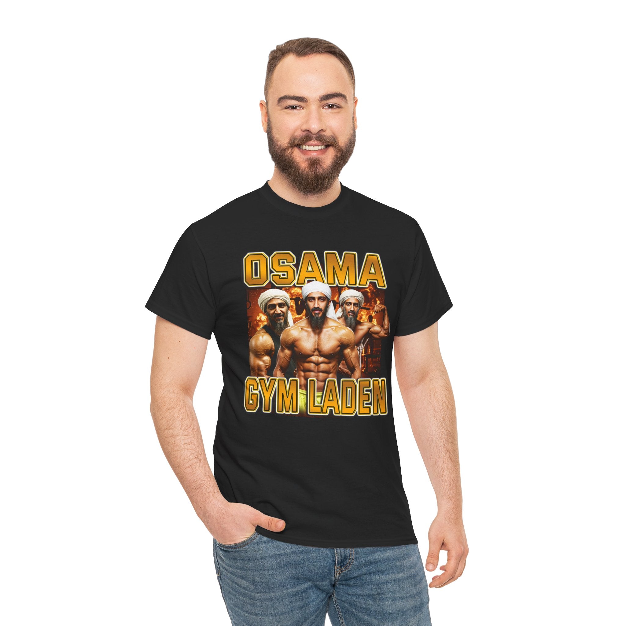 OSAMA GYM LADEN LIFTING SHIRT