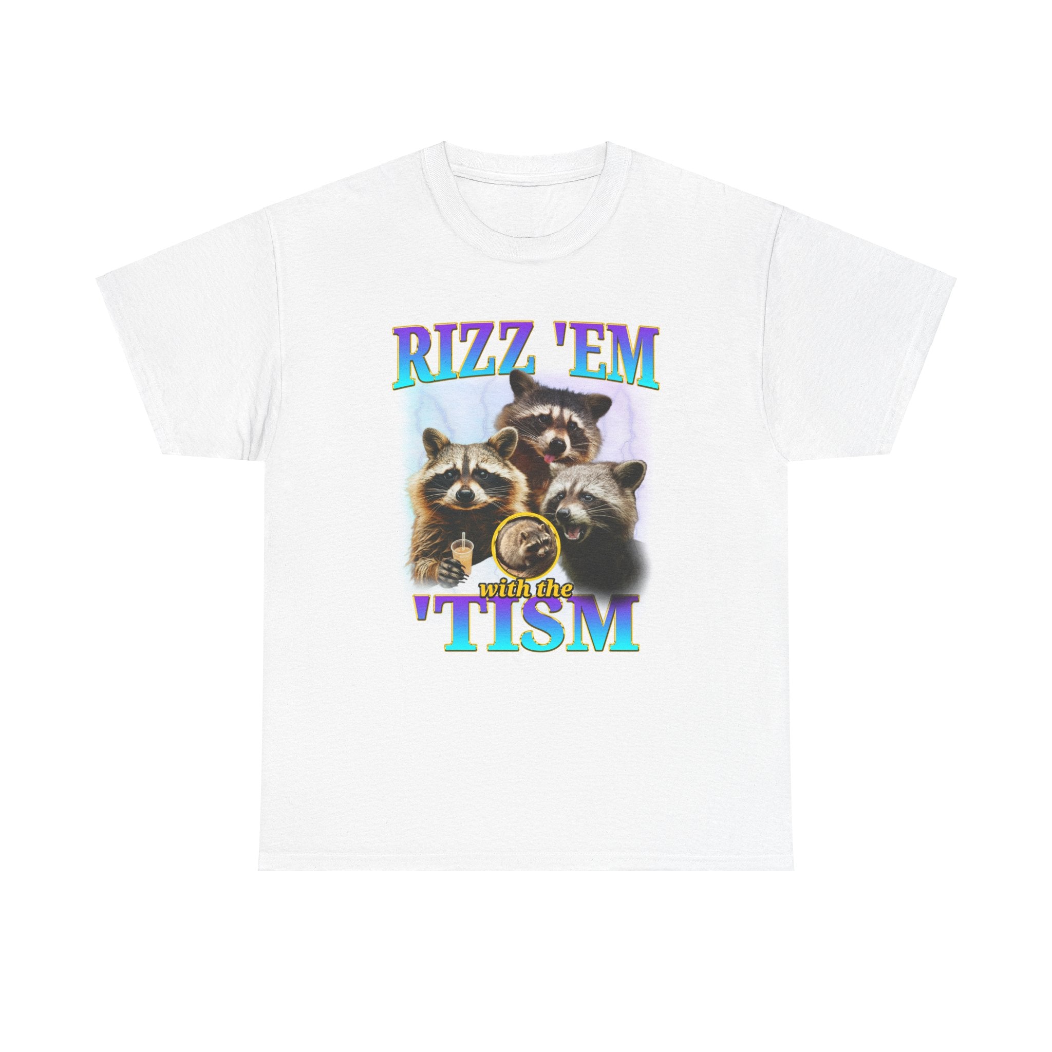 RIZZ EM WITH THE TISM RACCOON SHIRT