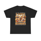 I LOVE DUMB BLONDES DOG SHIRT