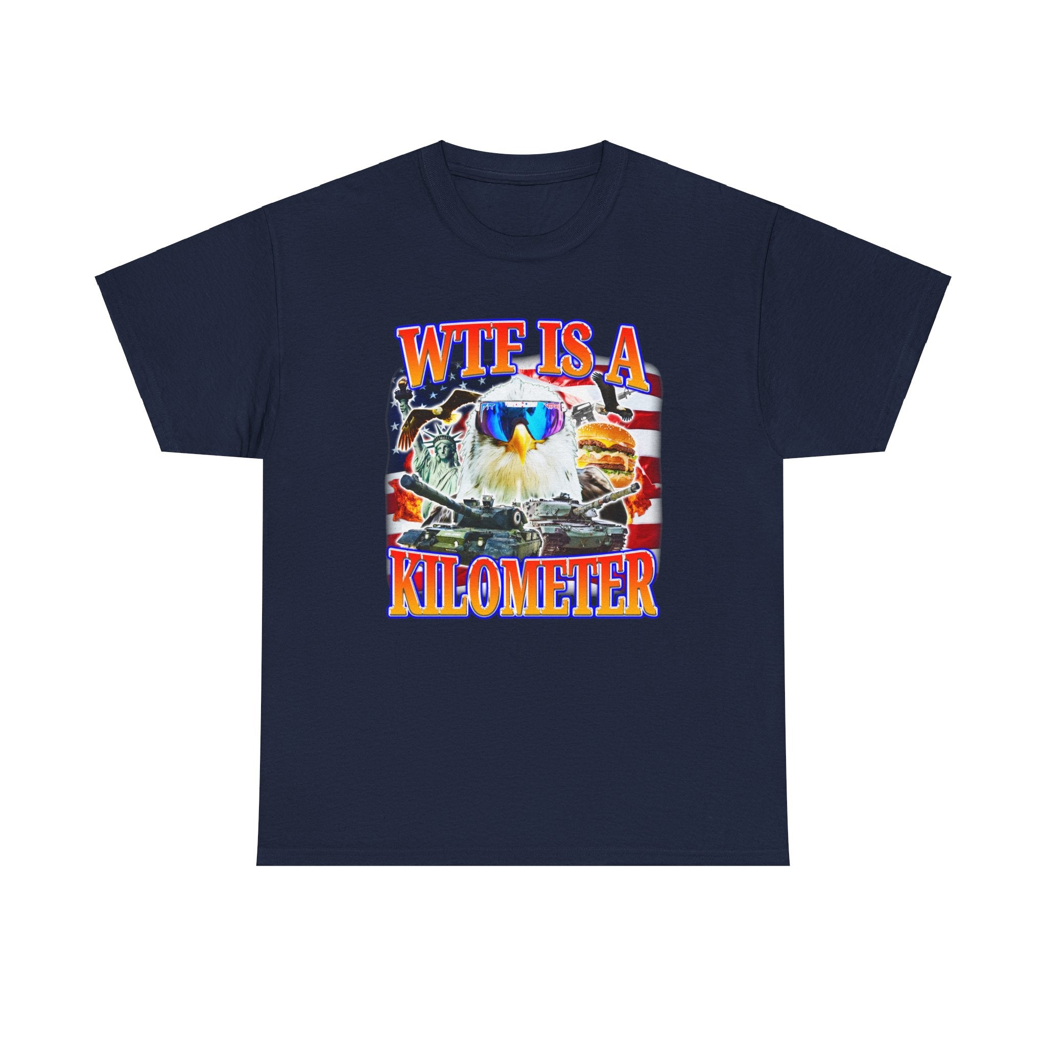 WTF IS A KILOMETER USA SHIRT