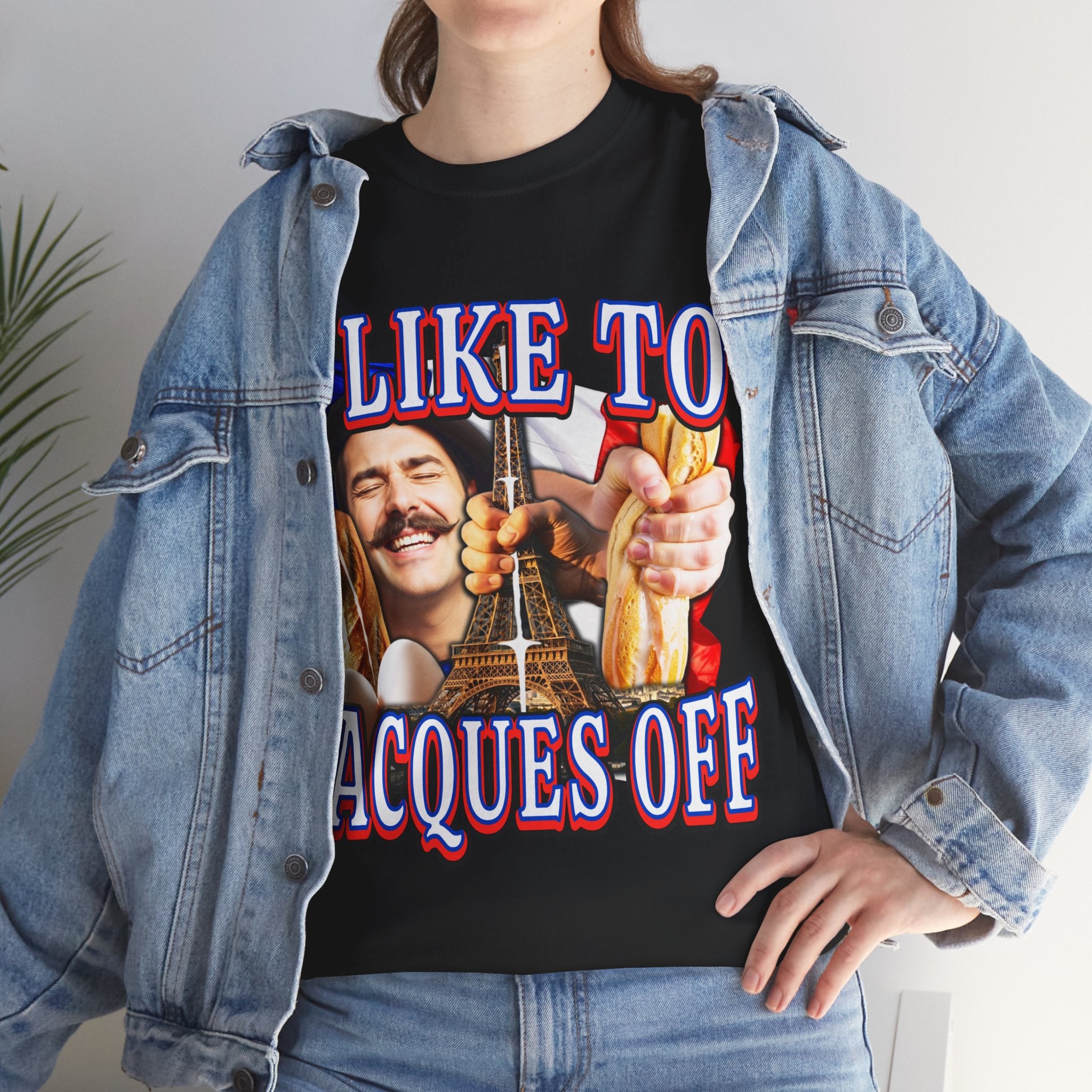 I LIKE TO JACQUES OFF SHIRT