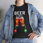 BEER IS CALLING PHONE SCREEN SHIRT