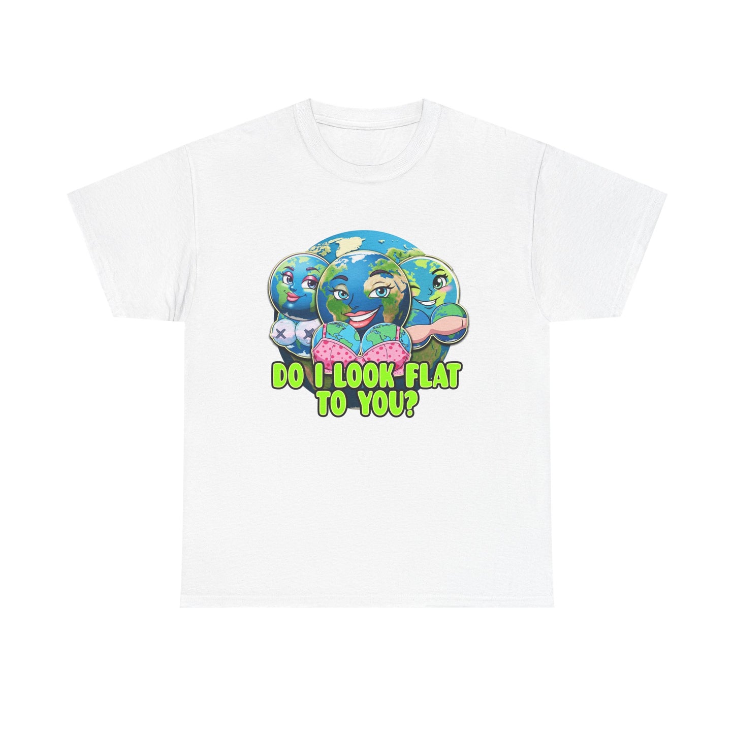 DO I LOOK FLAT TO YOU EARTH SHIRT