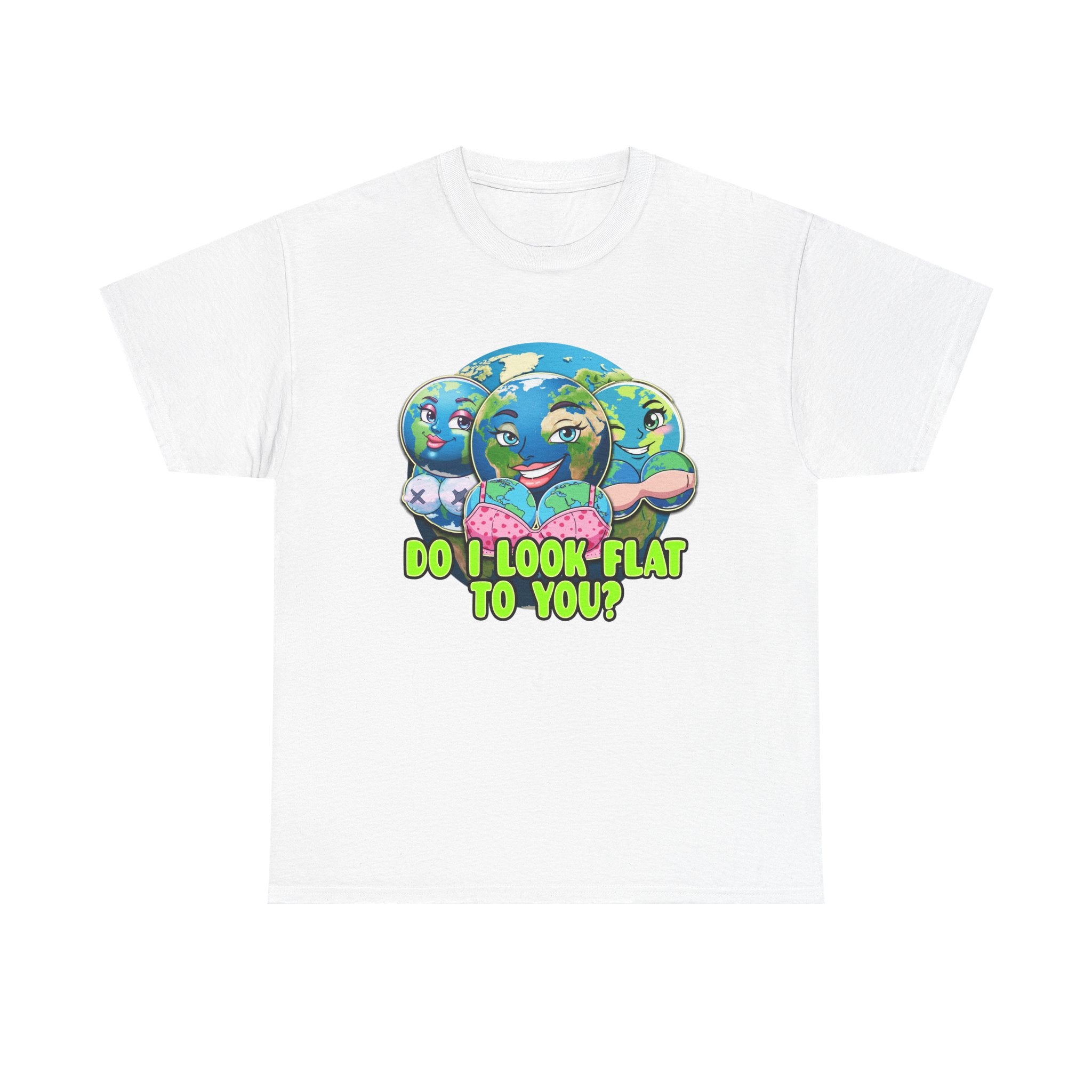 DO I LOOK FLAT TO YOU EARTH SHIRT