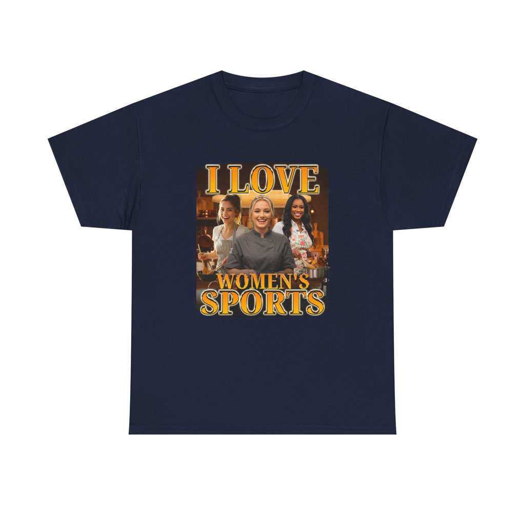I LOVE WOMEN'S SPORTS SHIRT