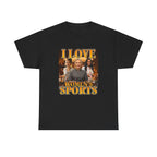 I LOVE WOMEN'S SPORTS SHIRT