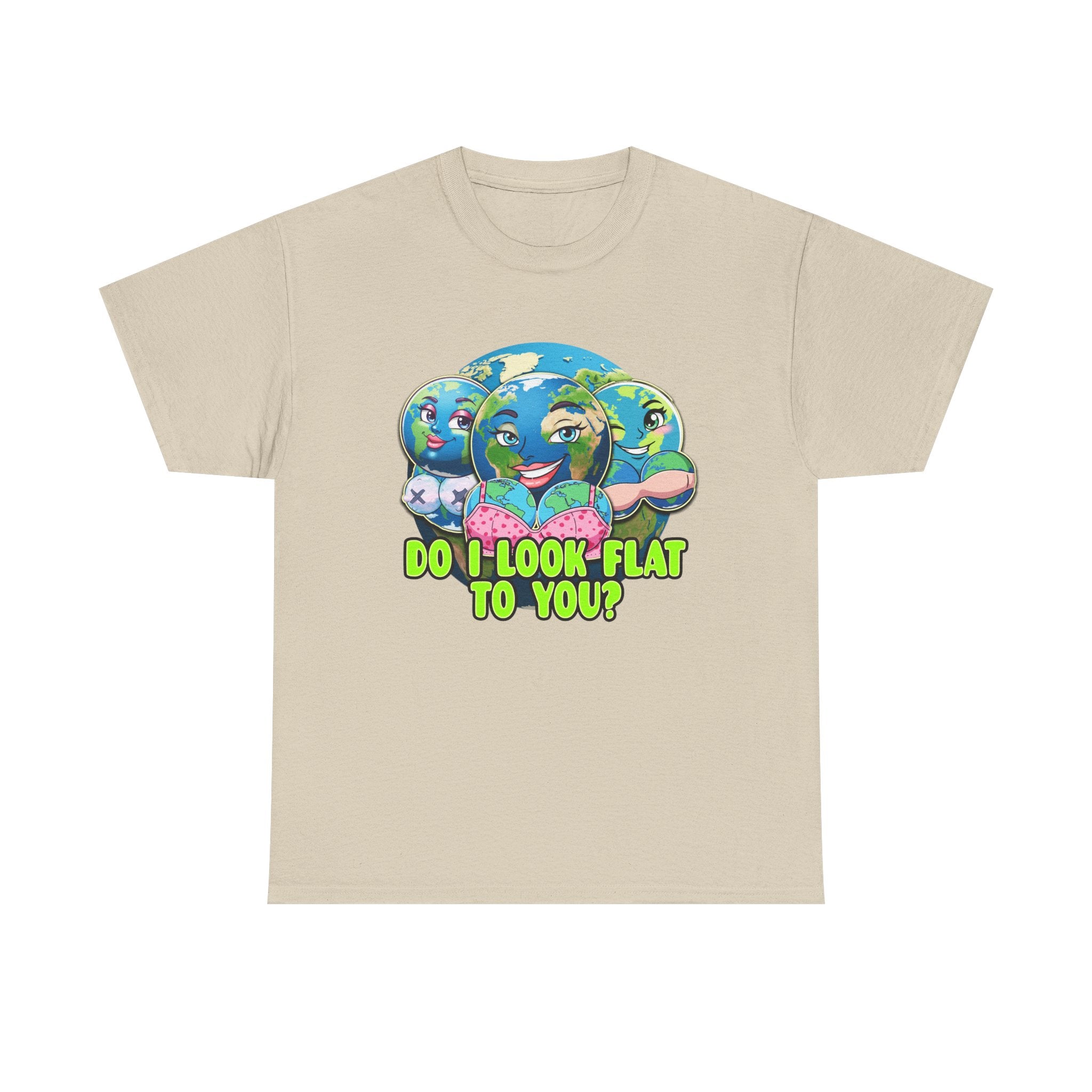 DO I LOOK FLAT TO YOU EARTH SHIRT