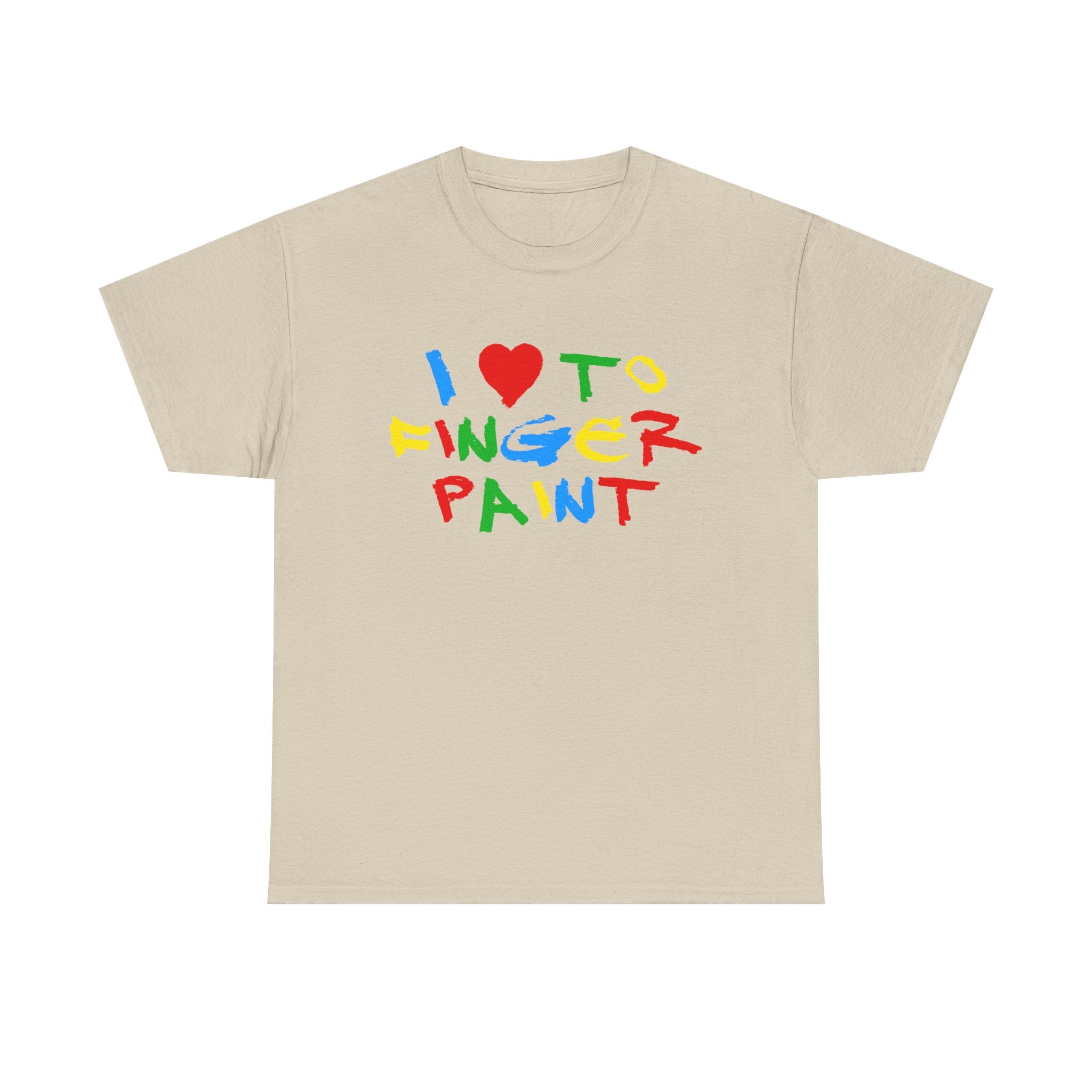I LOVE TO FINGER PAINT SHIRT